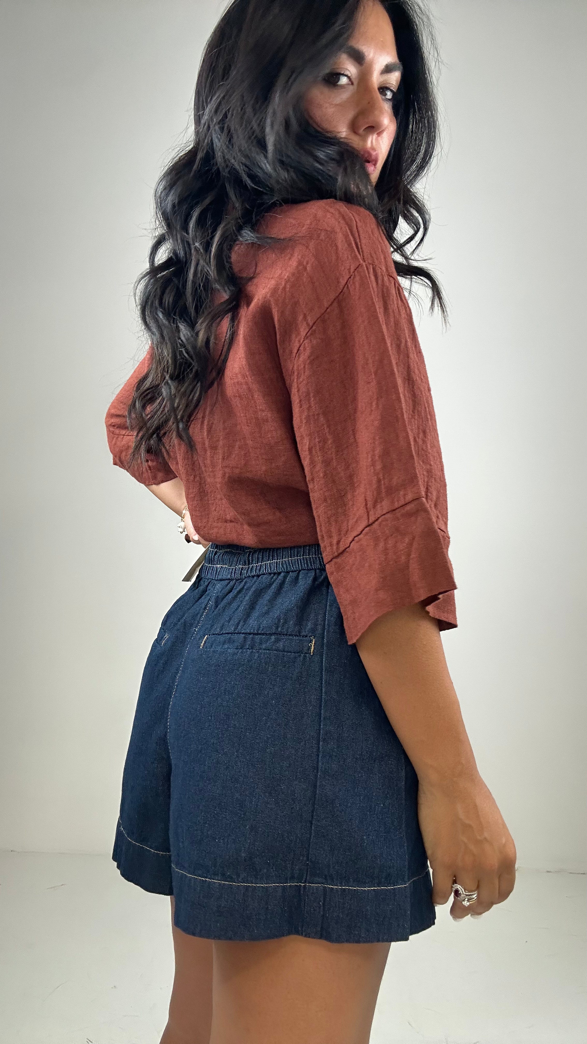 Shorts COMFY DENIM - JEANS SCURO