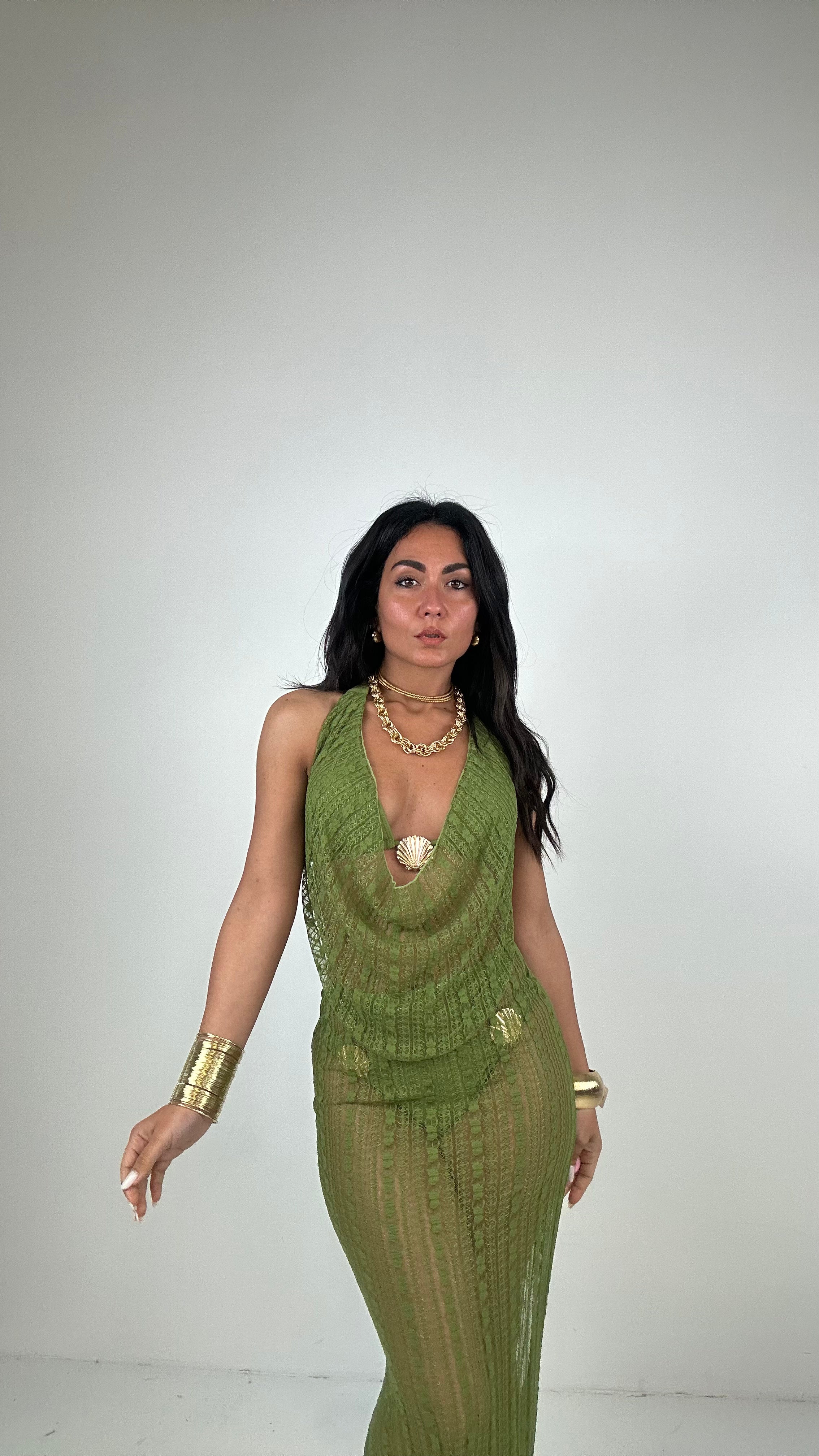 Bikini CONCHIGLIA GONNA - VERDE