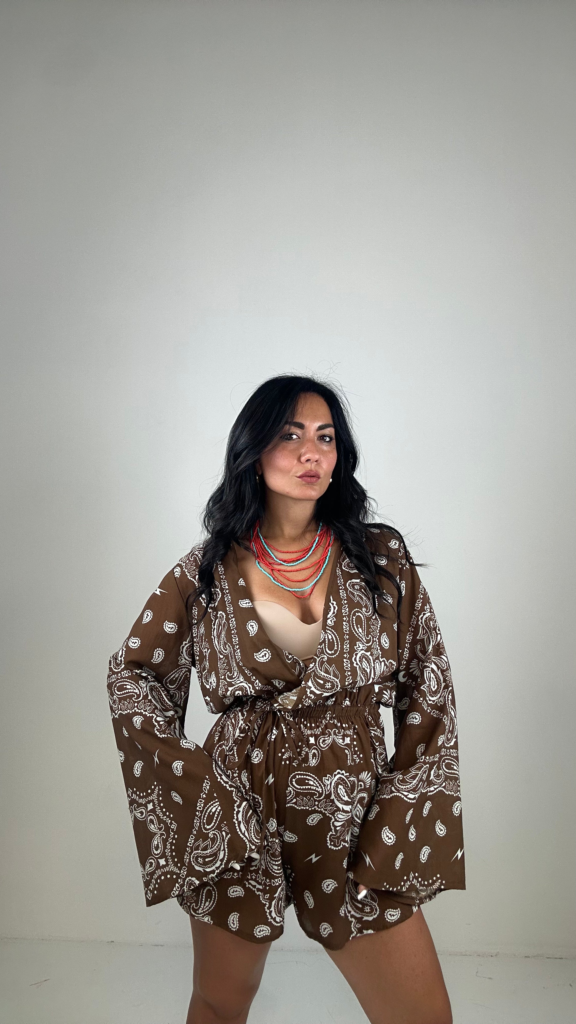 Tutina BANDANA - MARRONE