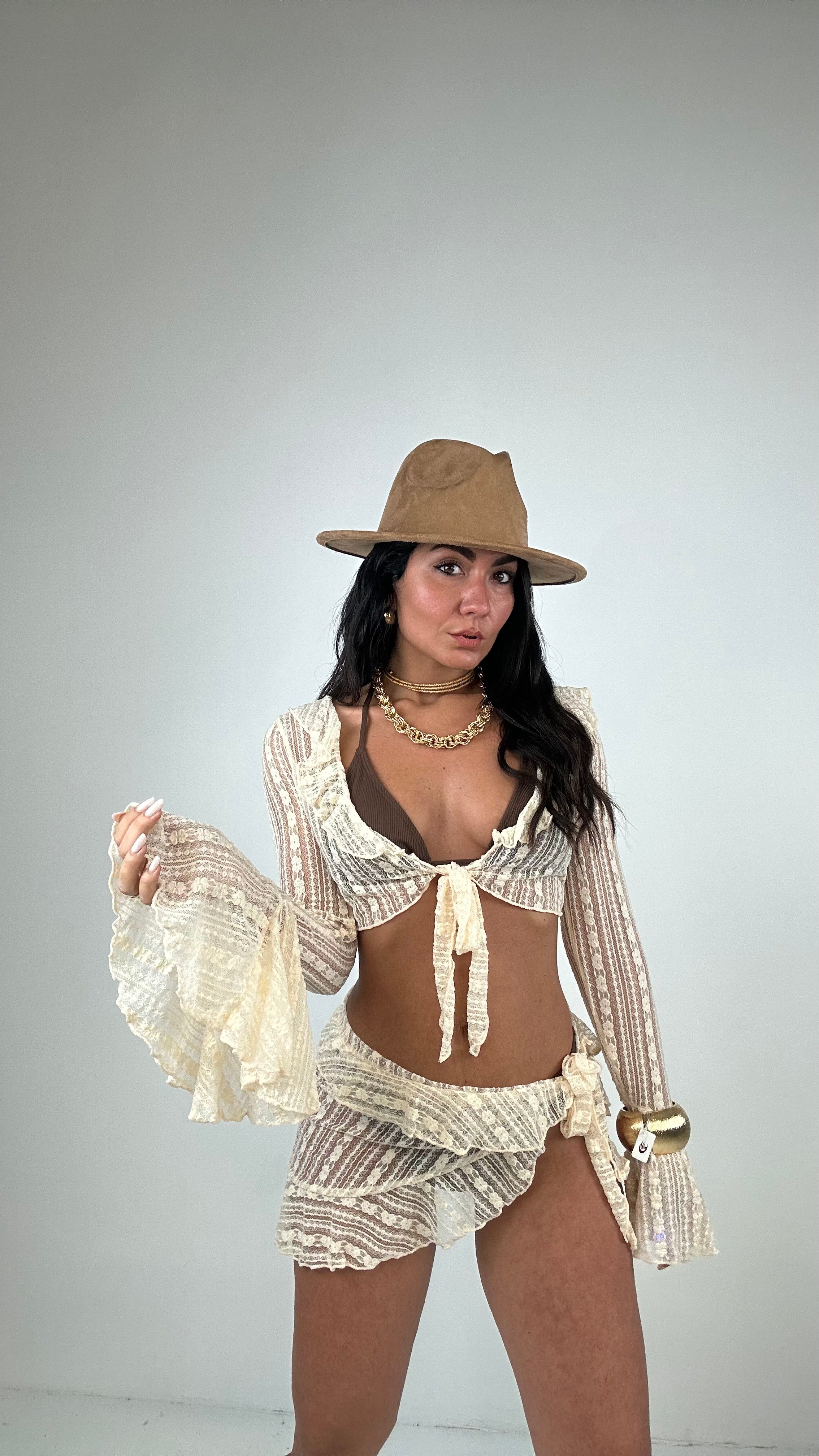 Bikini CON COPRI TEXAS - MARRONE