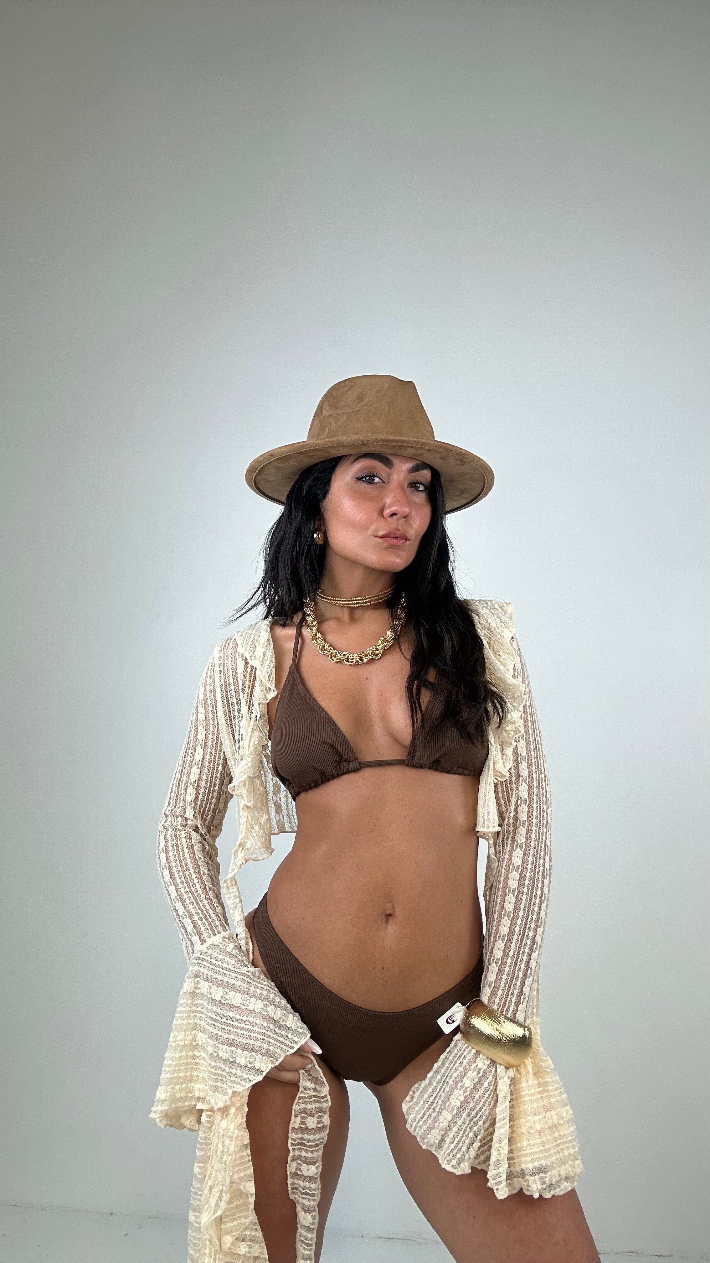 Bikini CON COPRI TEXAS - MARRONE