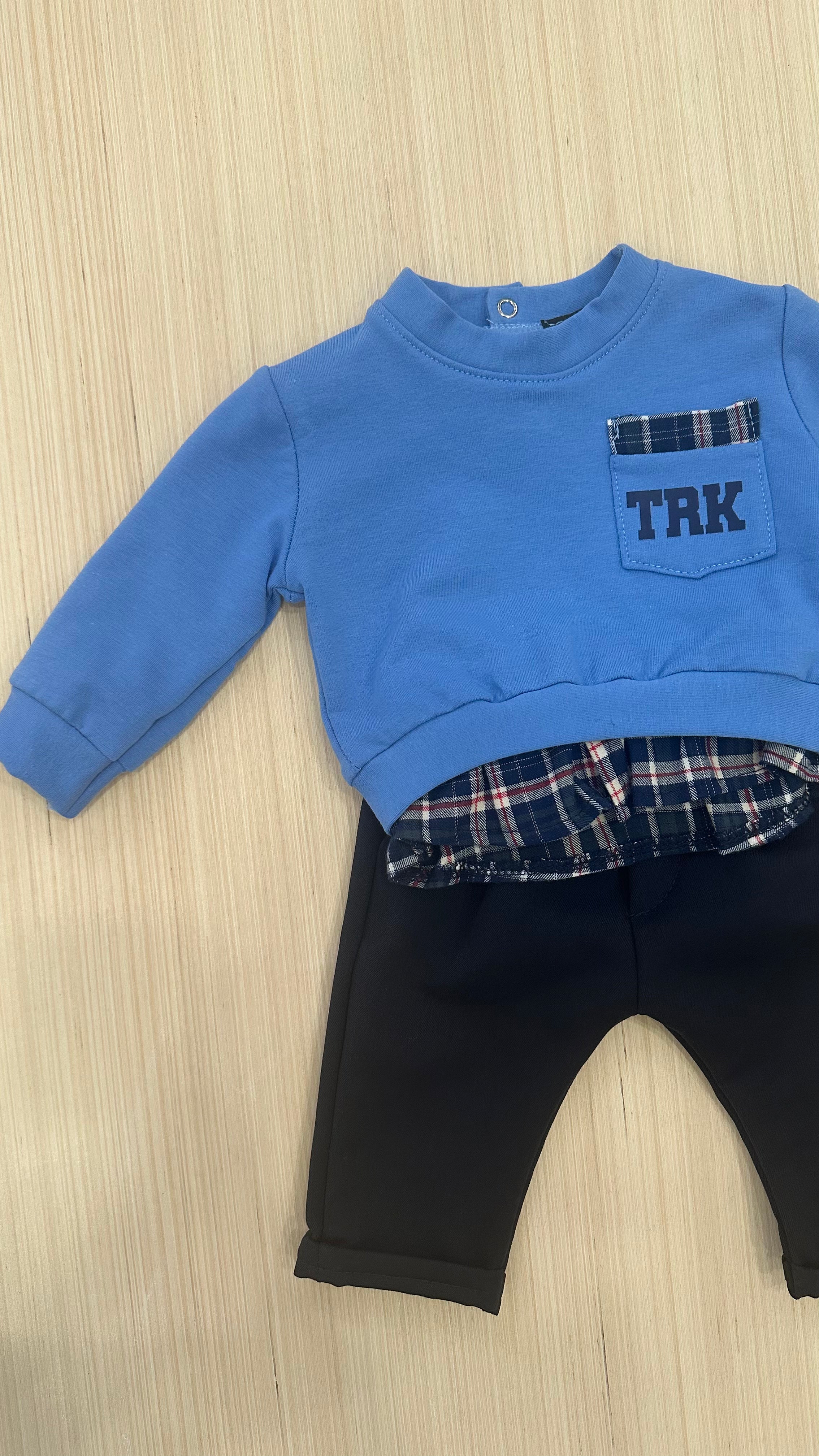 Coordinato TRK 3-12M - BLU