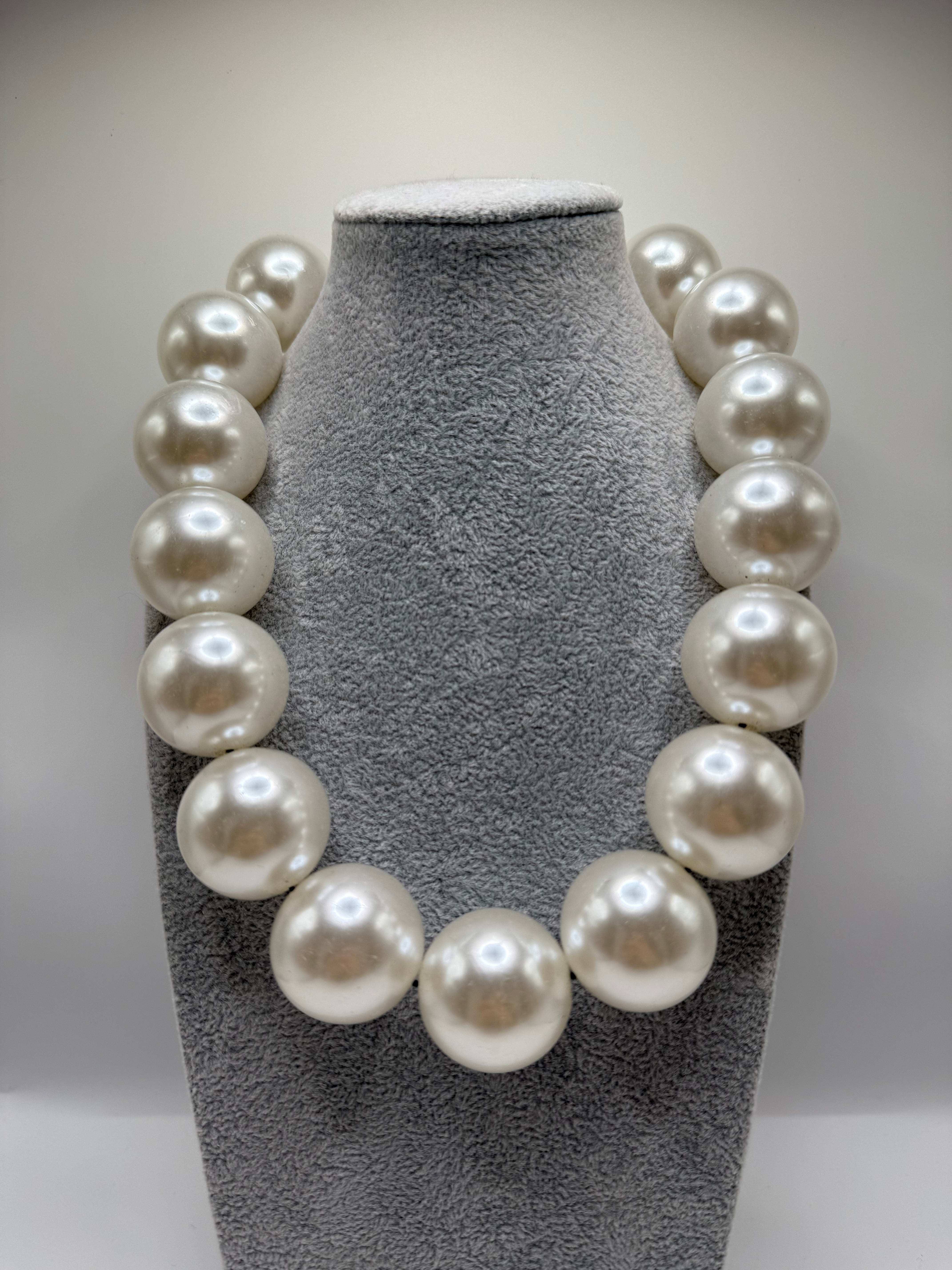 Collana PERLA BIG - BIANCO