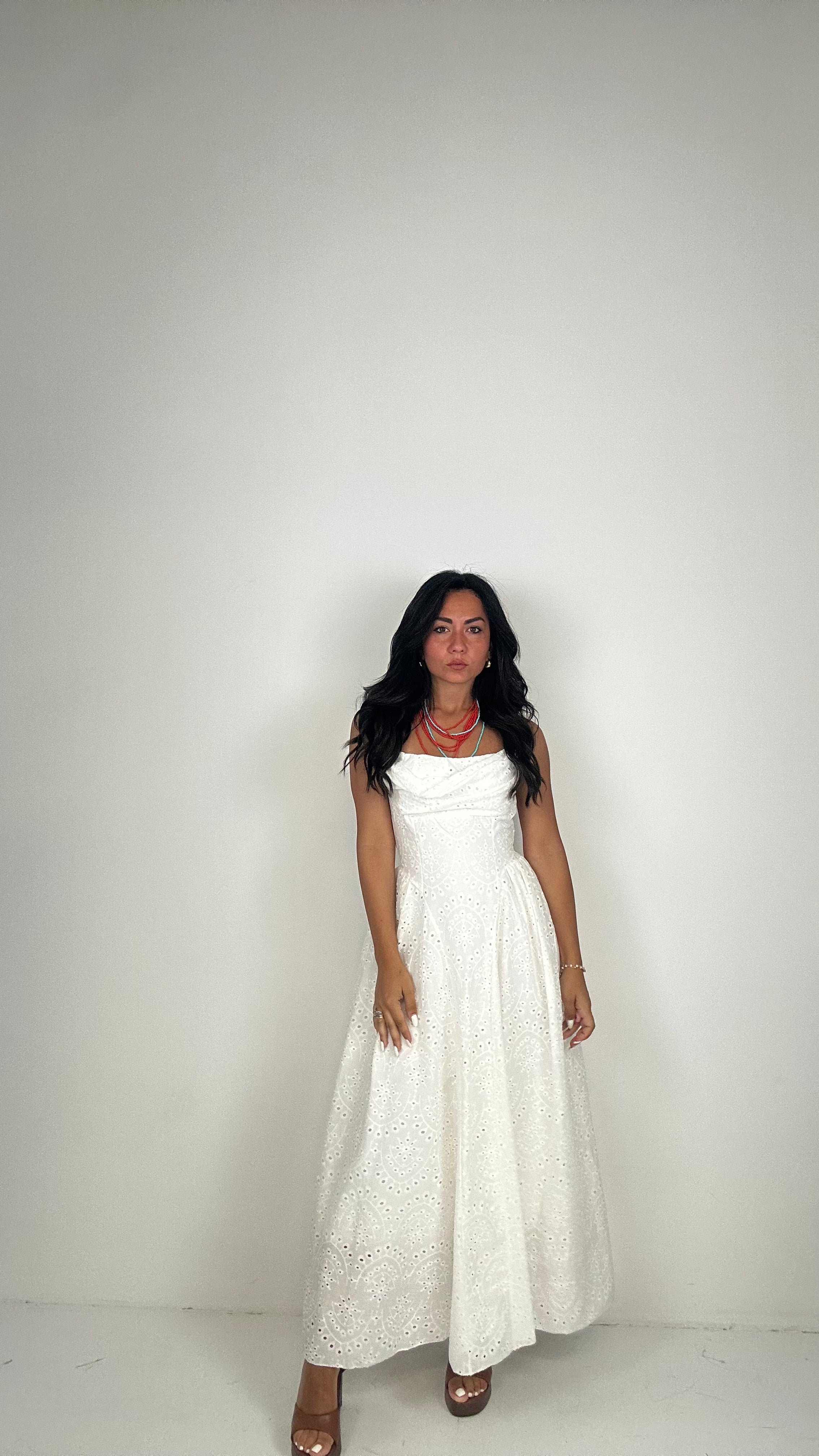 Vestito COPPA SANGALLO - BIANCO