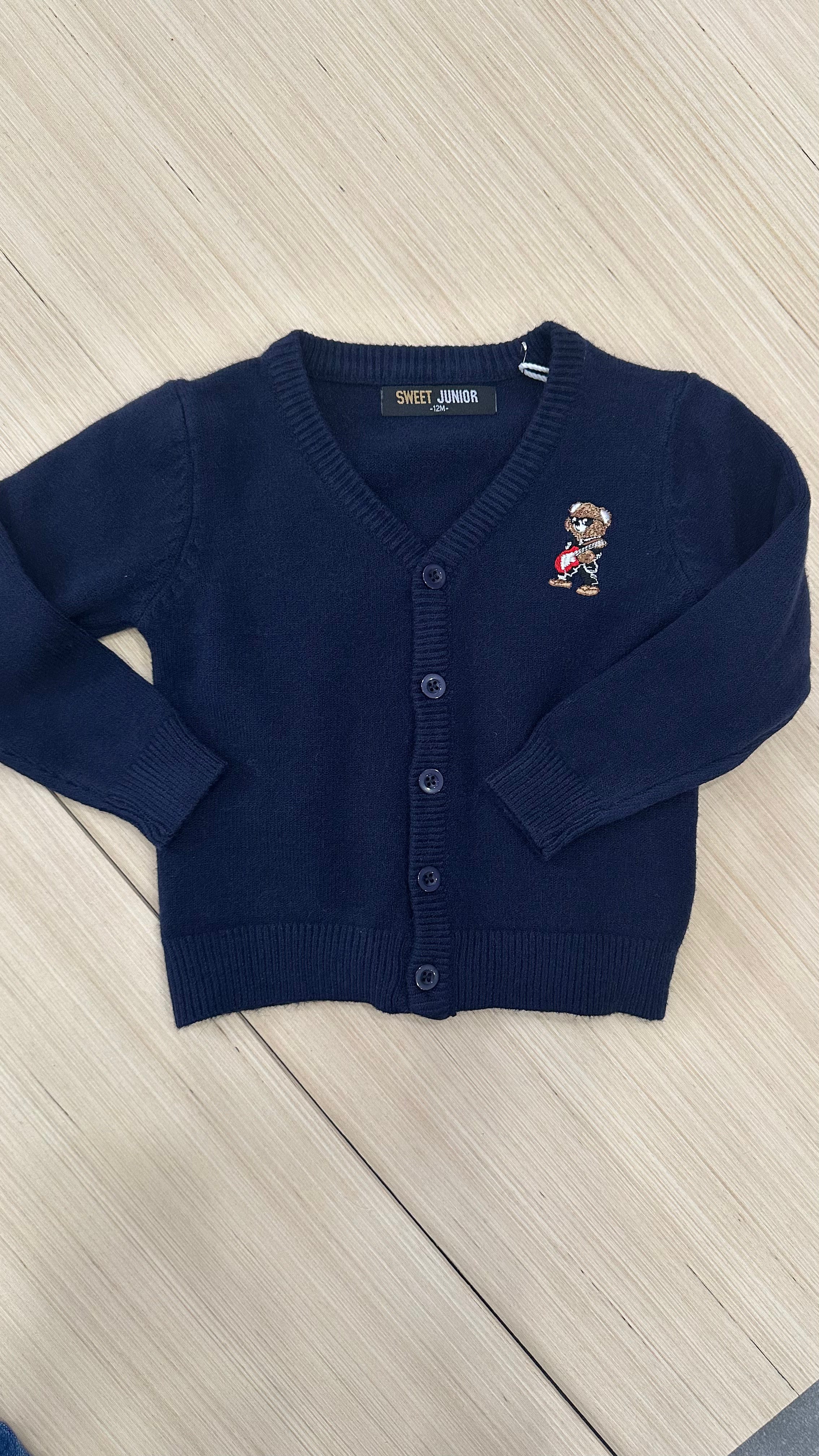 Cardigan ORSETTO 12-36M - BLU