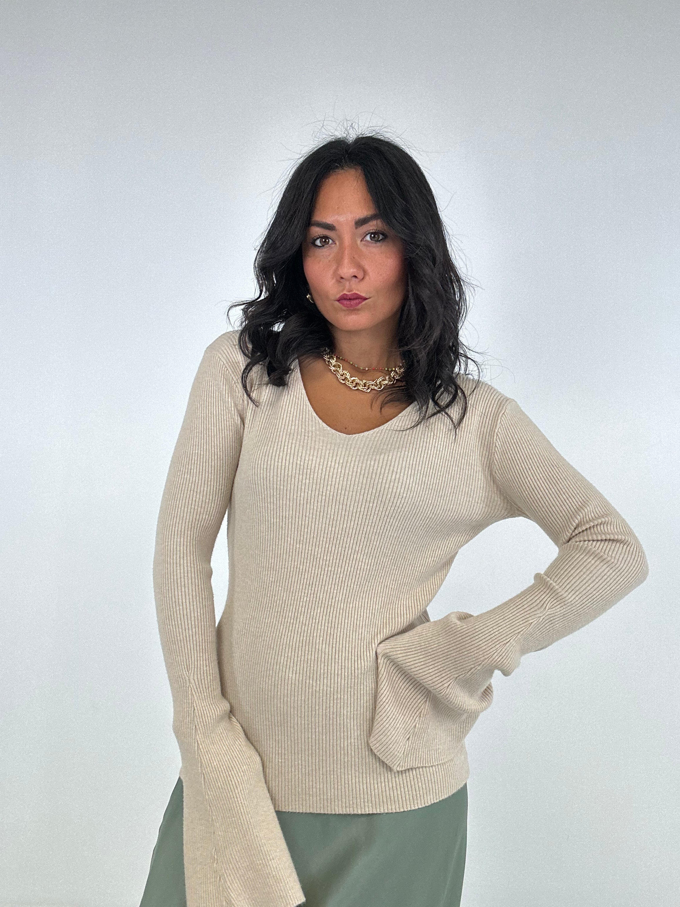 Pull V MANICA LARGA - PANNA