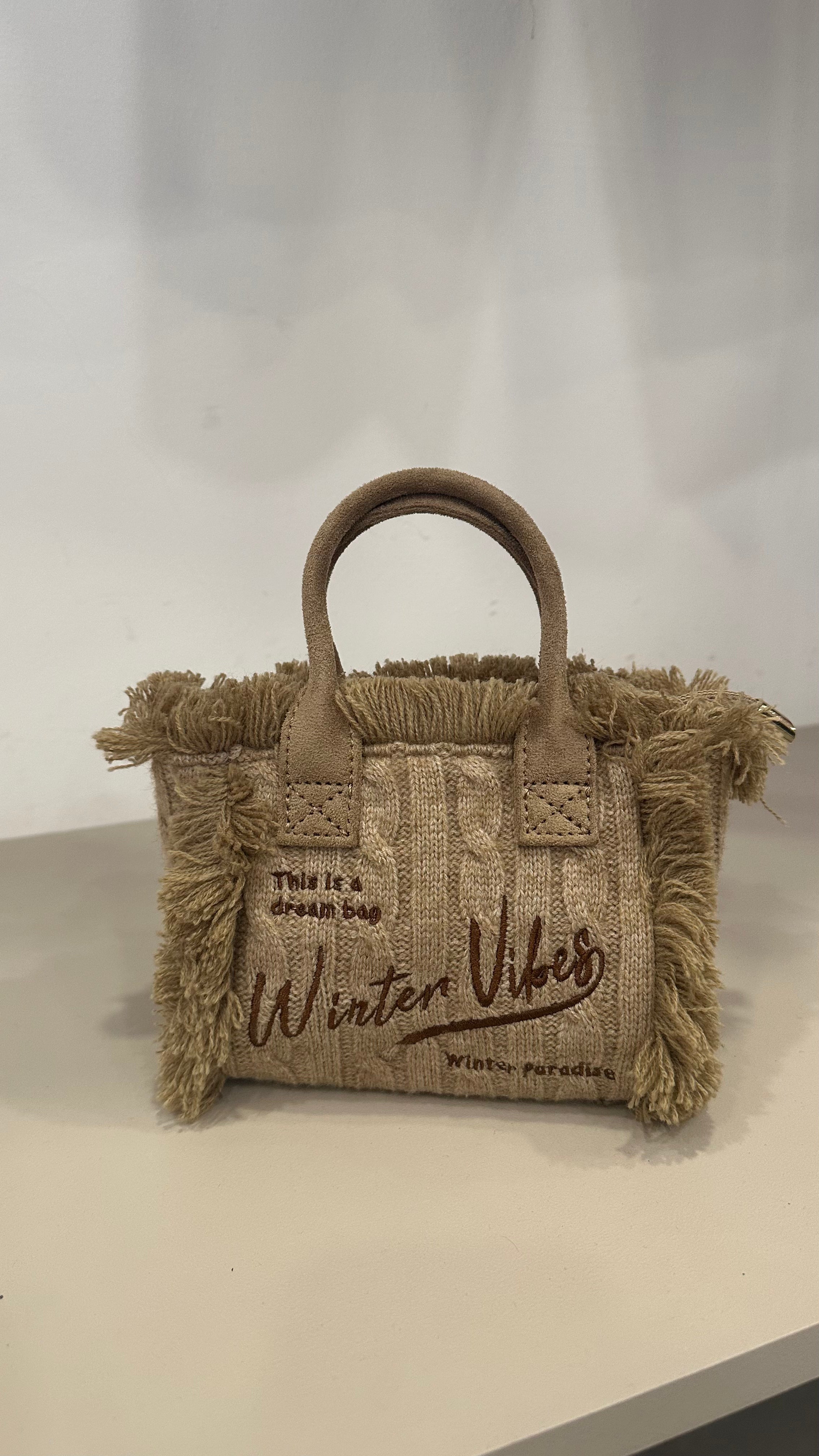 Borsa WINTER VIBES PICCOLA - CAMMELLO