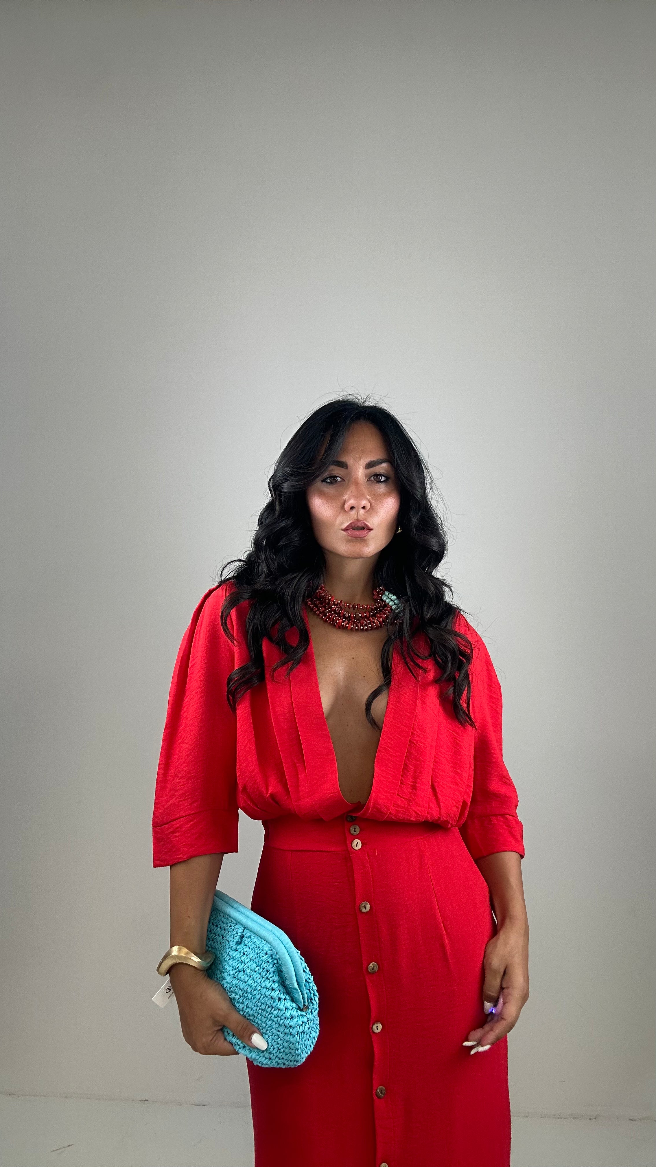 Vestito ANNAGIULIA - ROSSO