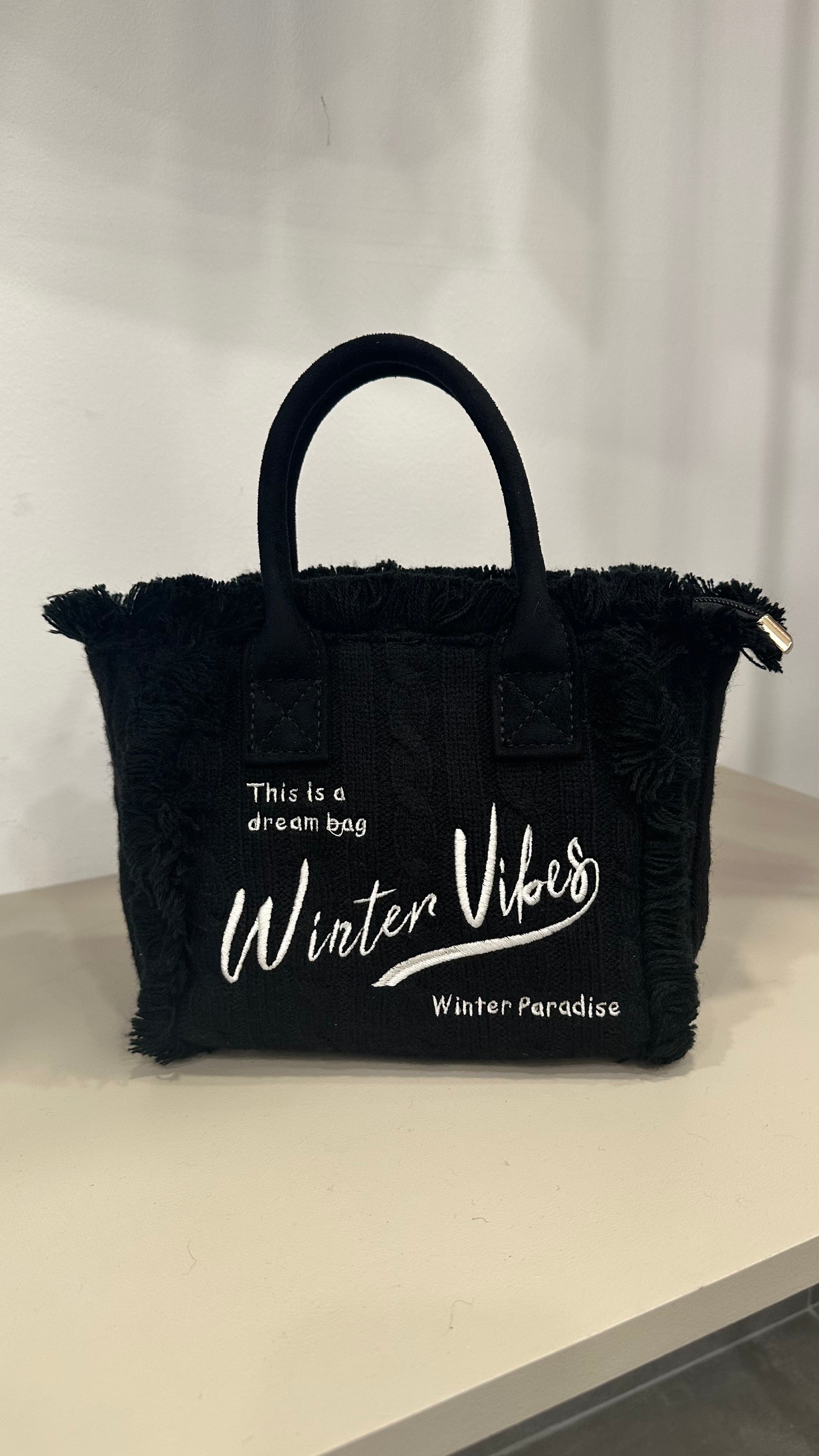 Borsa WINTER VIBES GRANDE - NERO