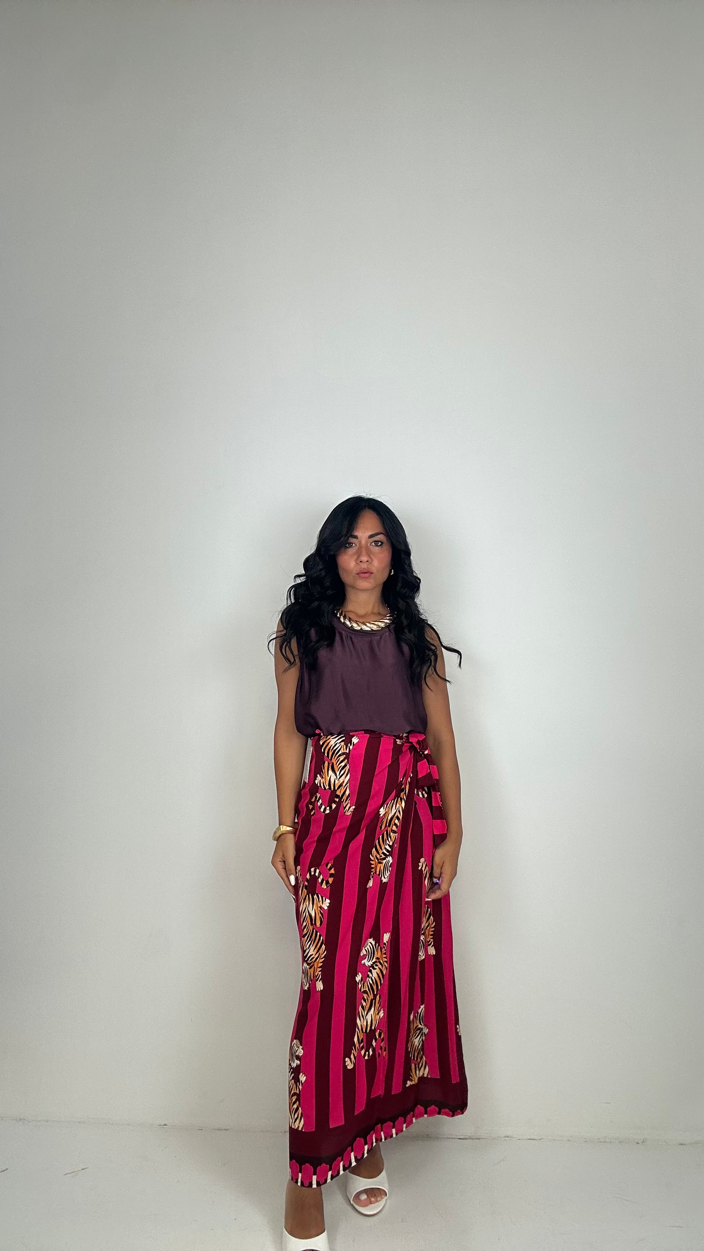 gonna PAREO TIGER - MAGENTA