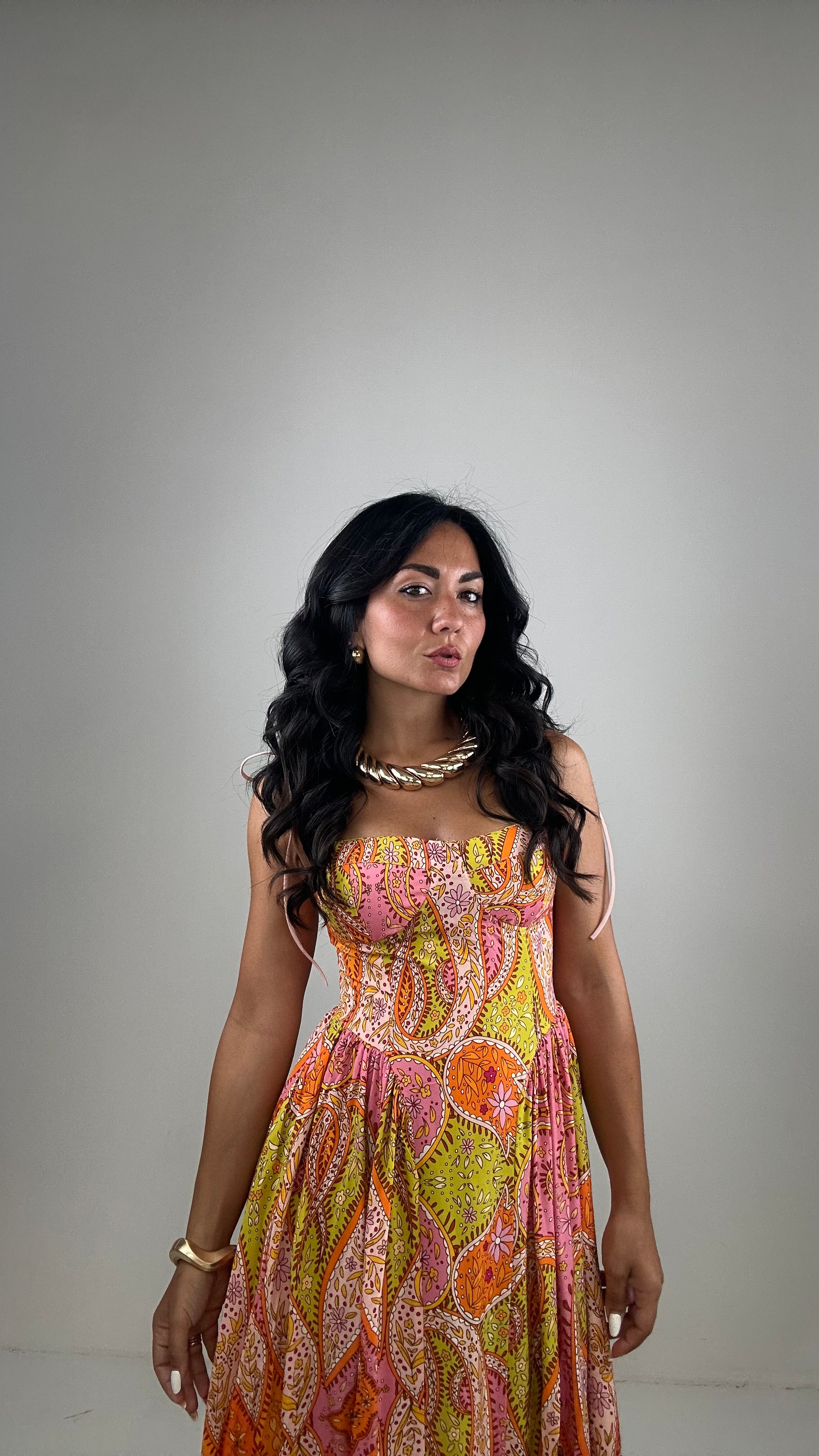 Vestito LACCETTO FANTASY - ROSA