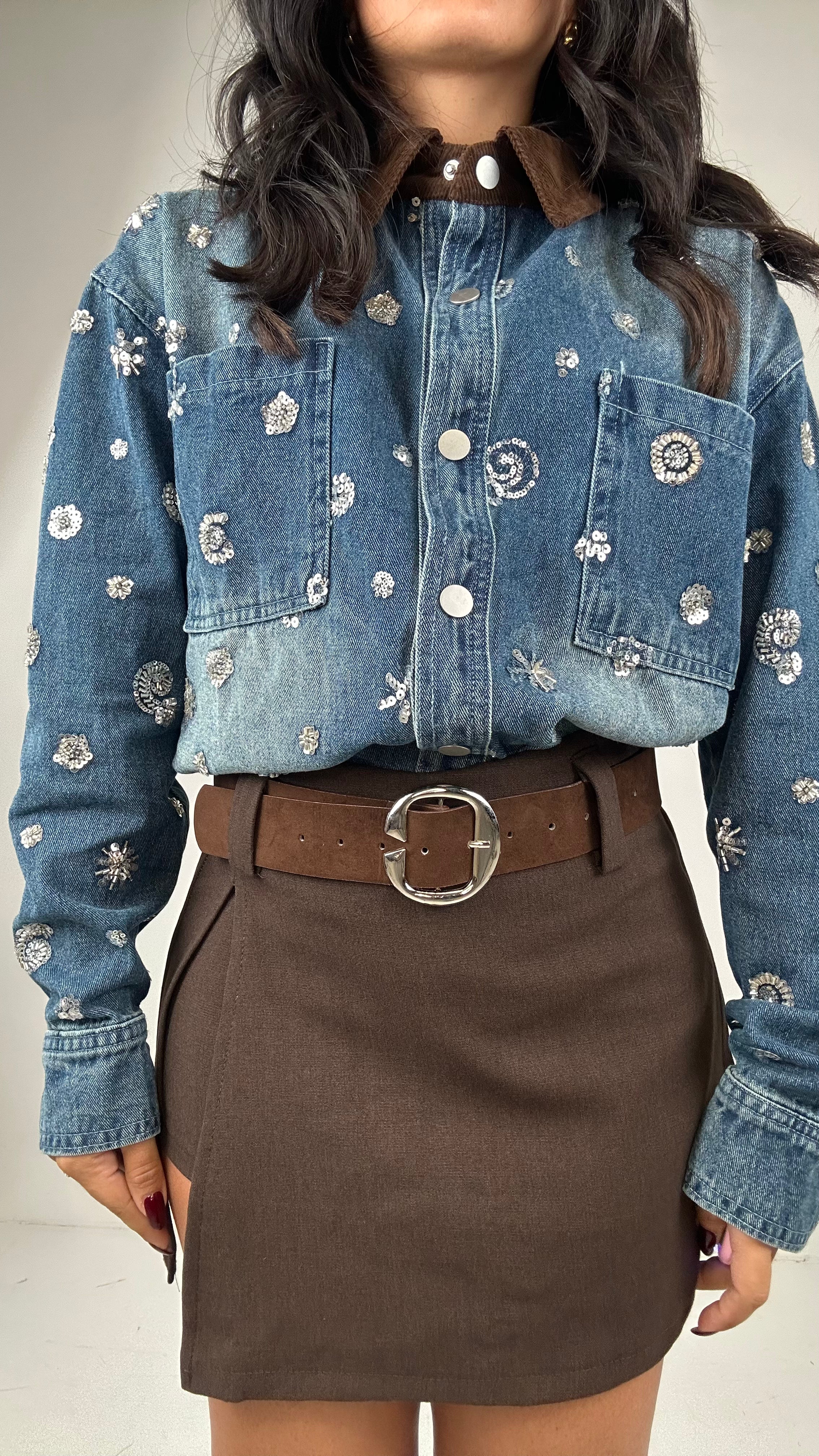 Pantagonna CON SPACCHETTO - MARRONE