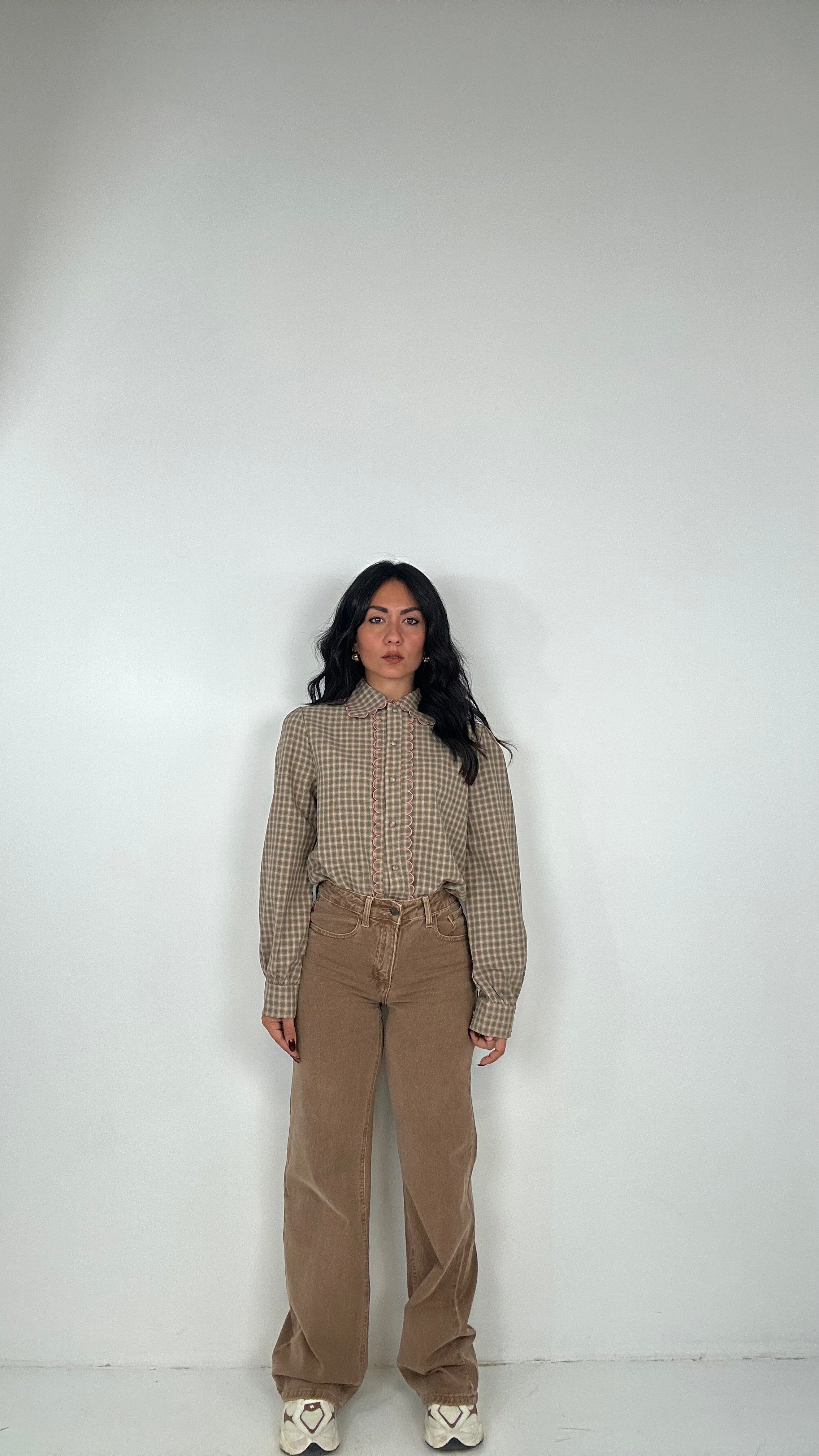Jeans STRAIGHT FIT CAMEL - BEIGE