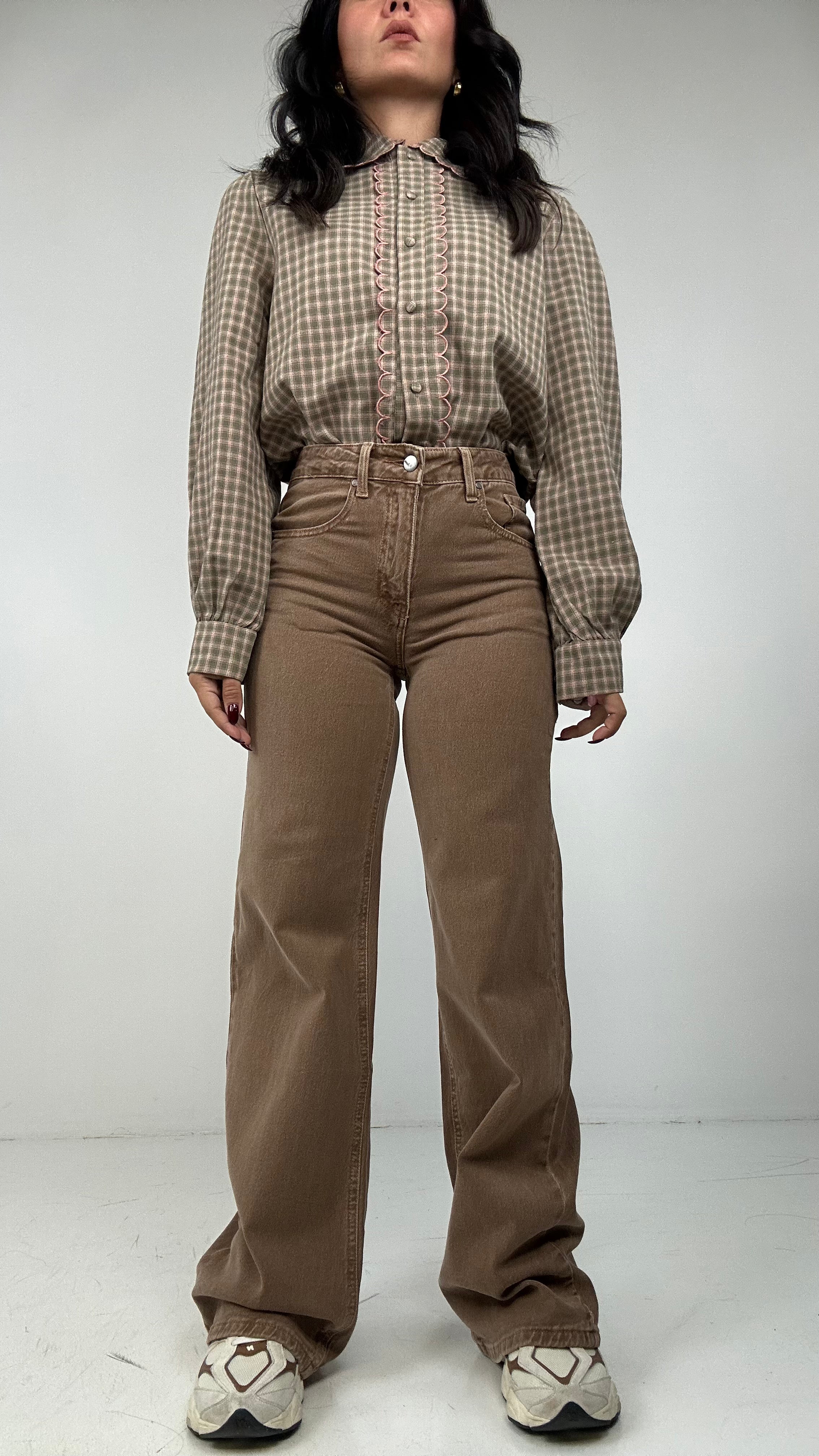 Jeans STRAIGHT FIT CAMEL - BEIGE