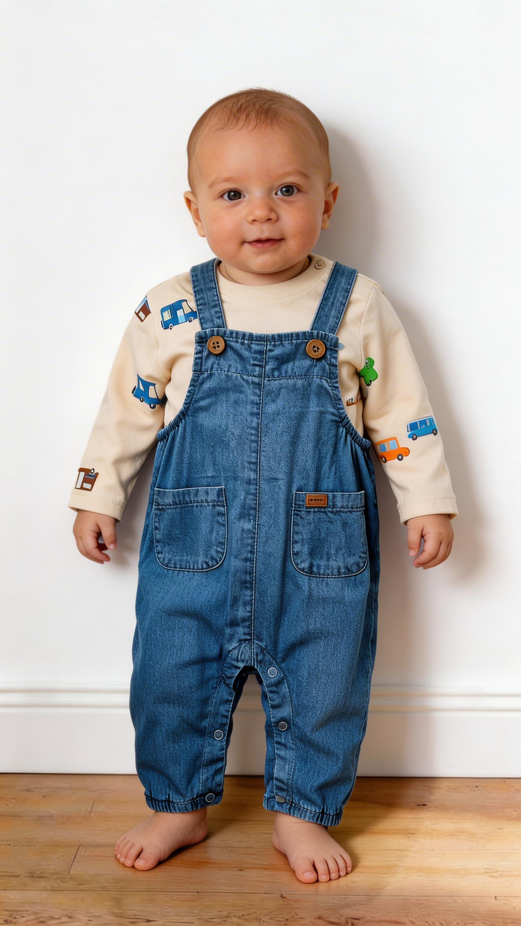 Salopette MACCHININA 3-18M - BEIGE