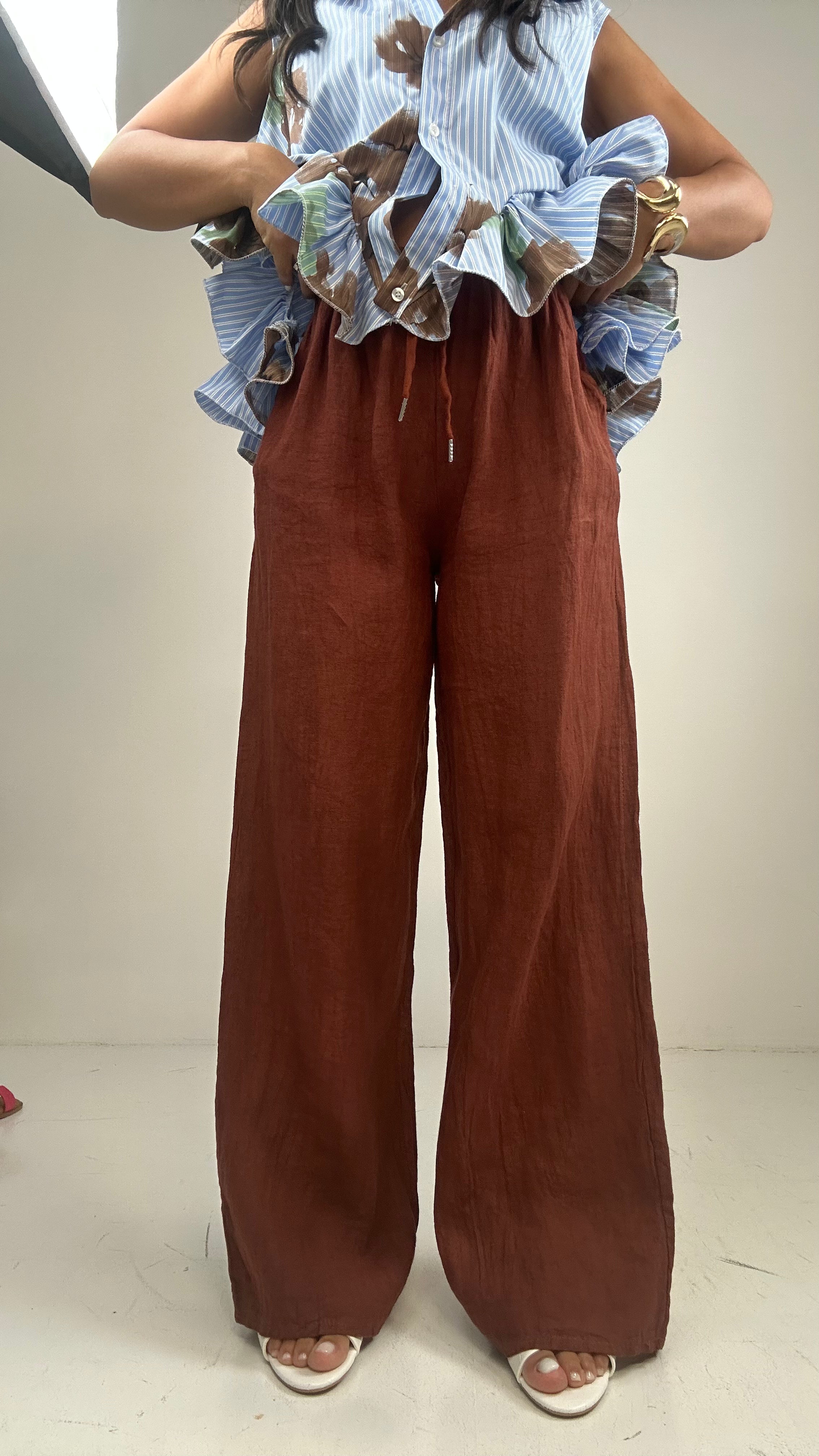 Pantalone IN LINO 100% - COCCIO