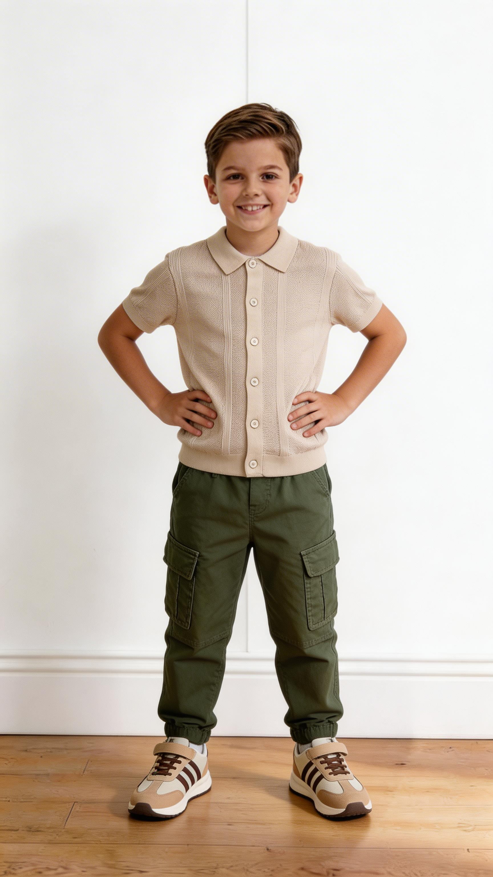 Polo SAVYX 4-14A - BEIGE