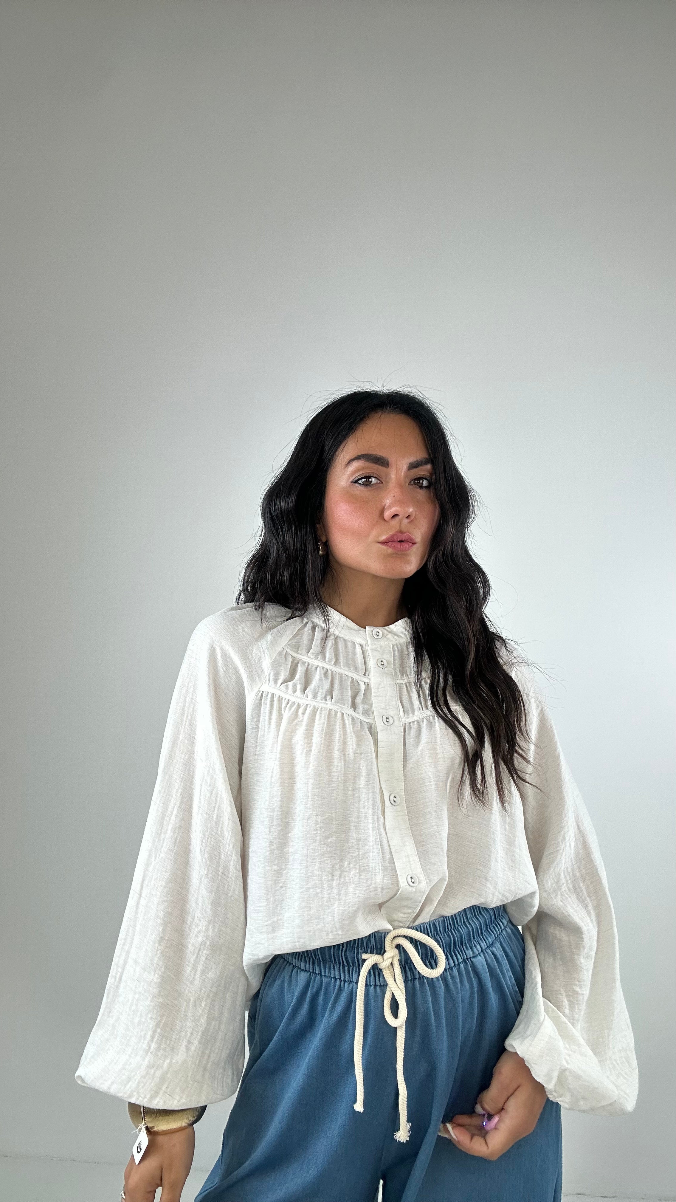 Blusa TRAMA - BIANCO