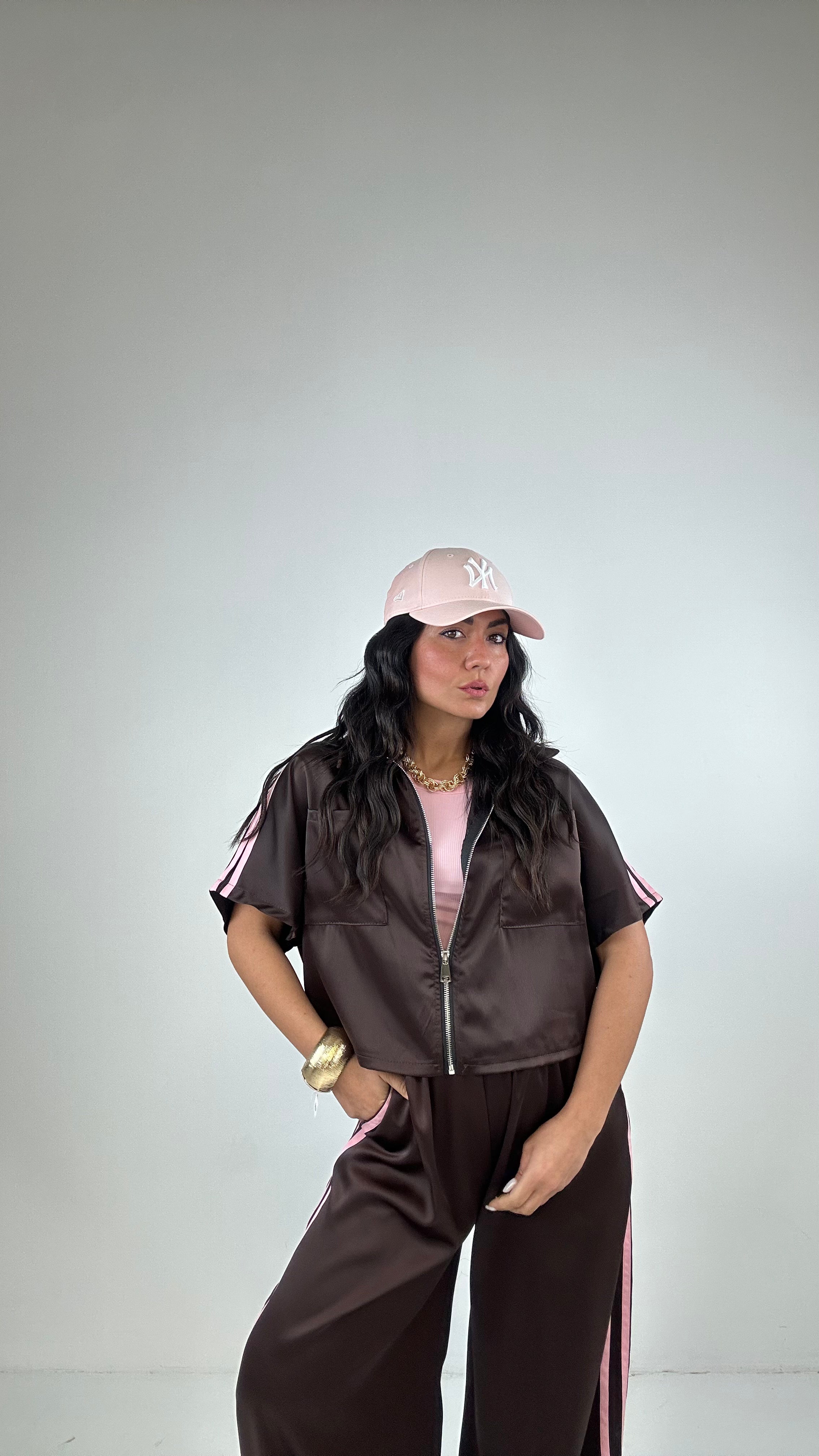 Completo ADI SATIN - MARRONE