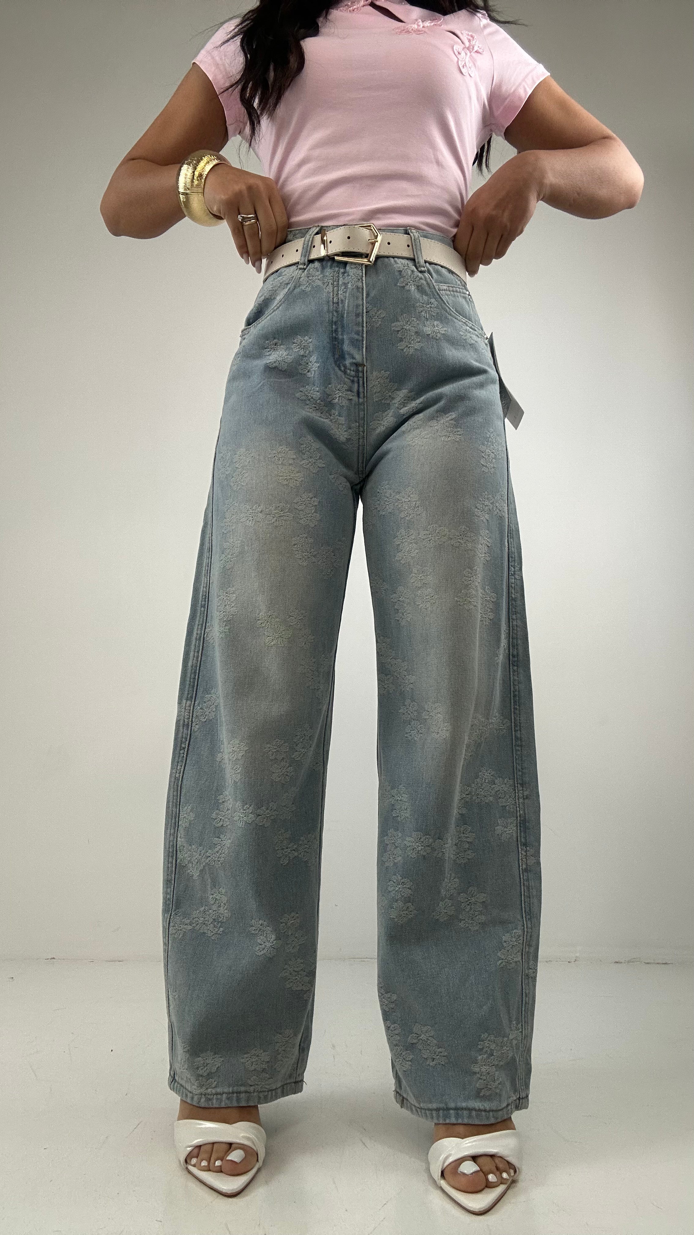 Jeans RICAMO FIORE - JEANS