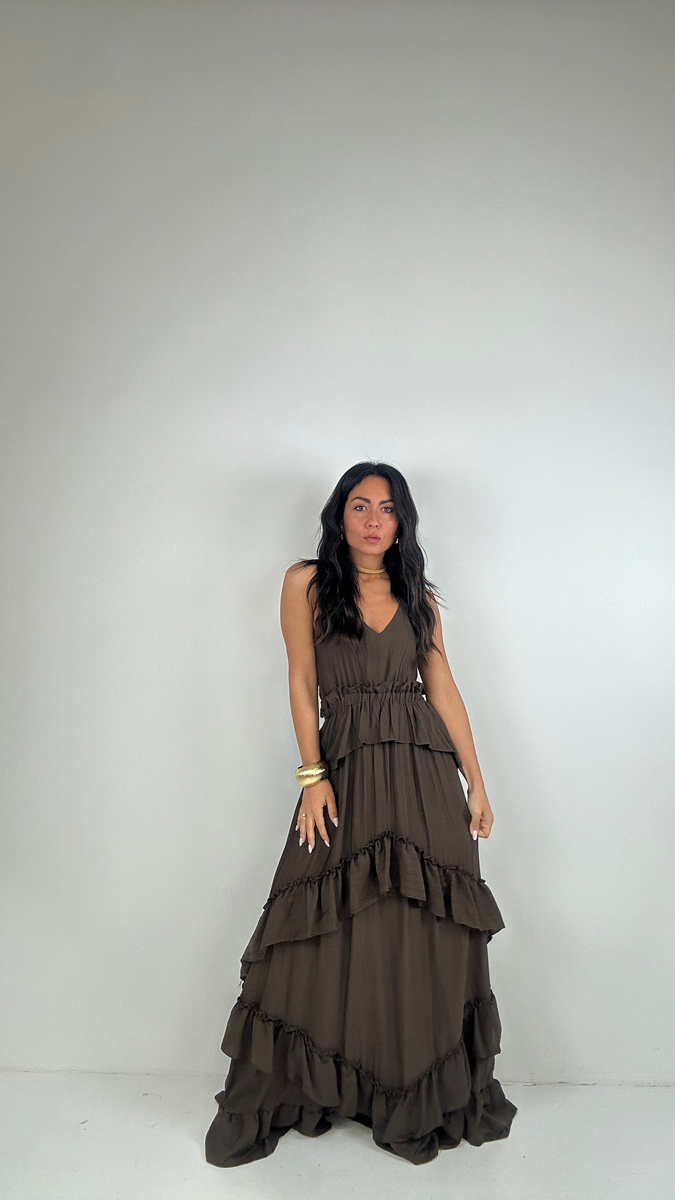 Vestito ESPANA - MARRONE