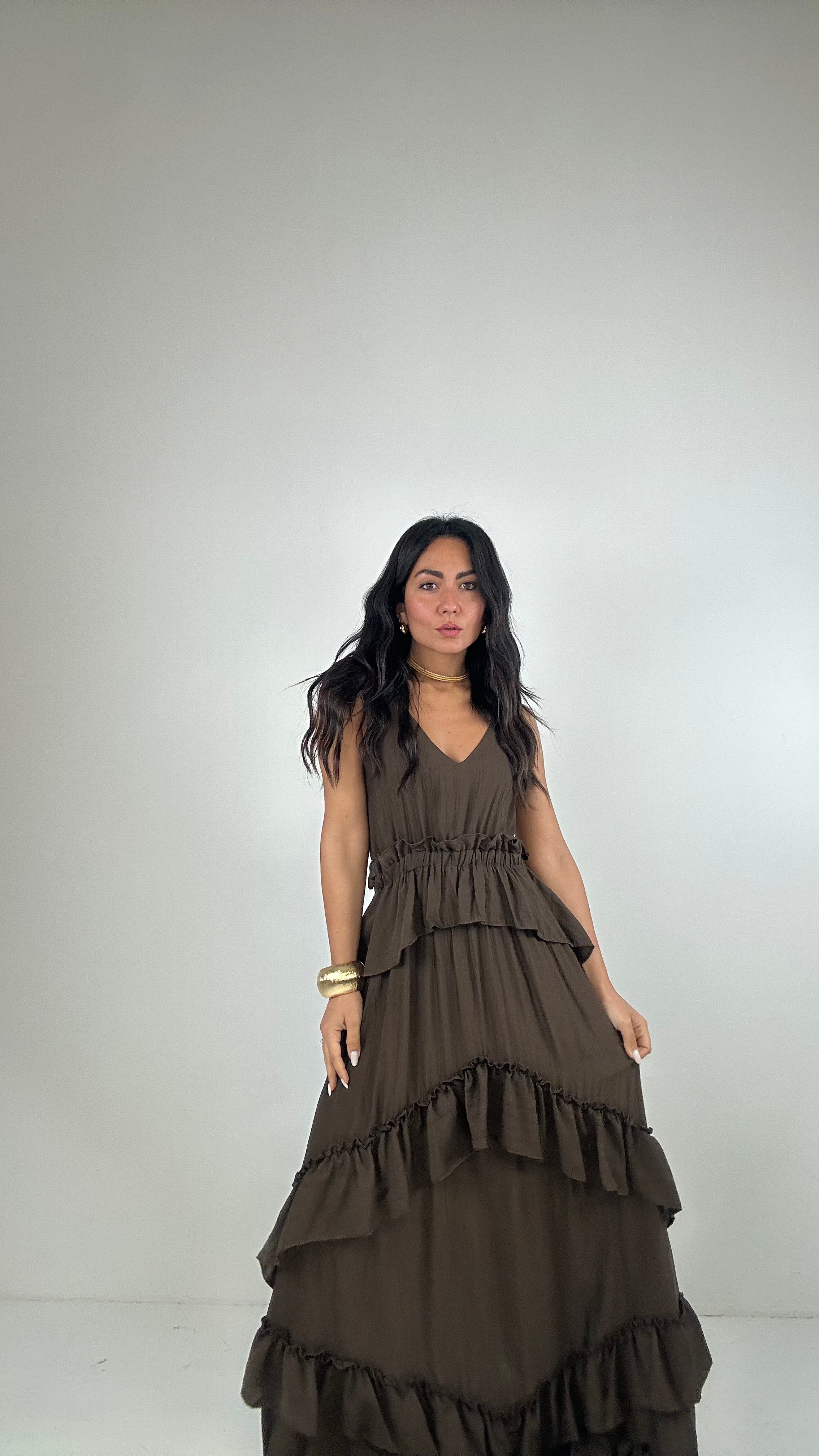 Vestito ESPANA - MARRONE