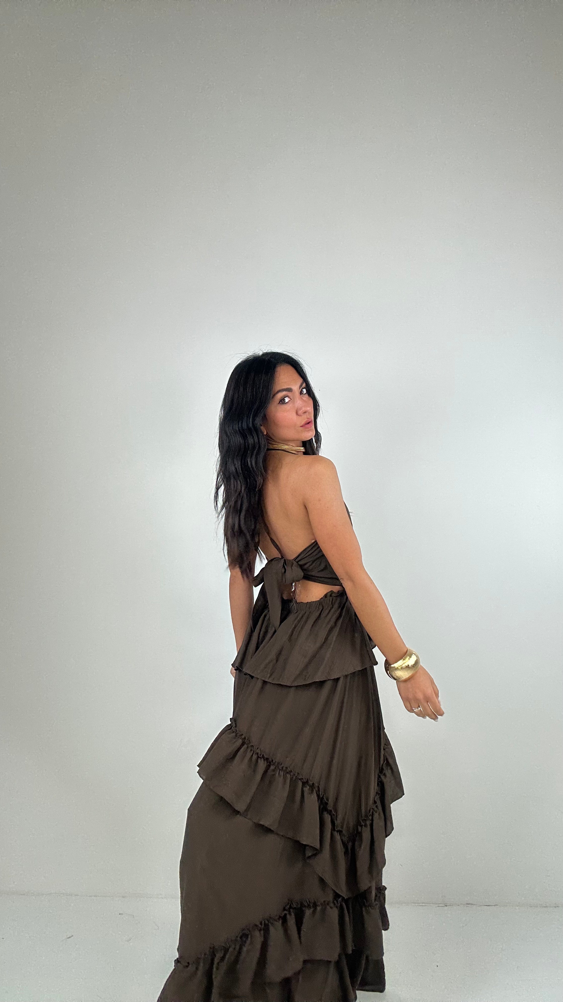 Vestito ESPANA - MARRONE