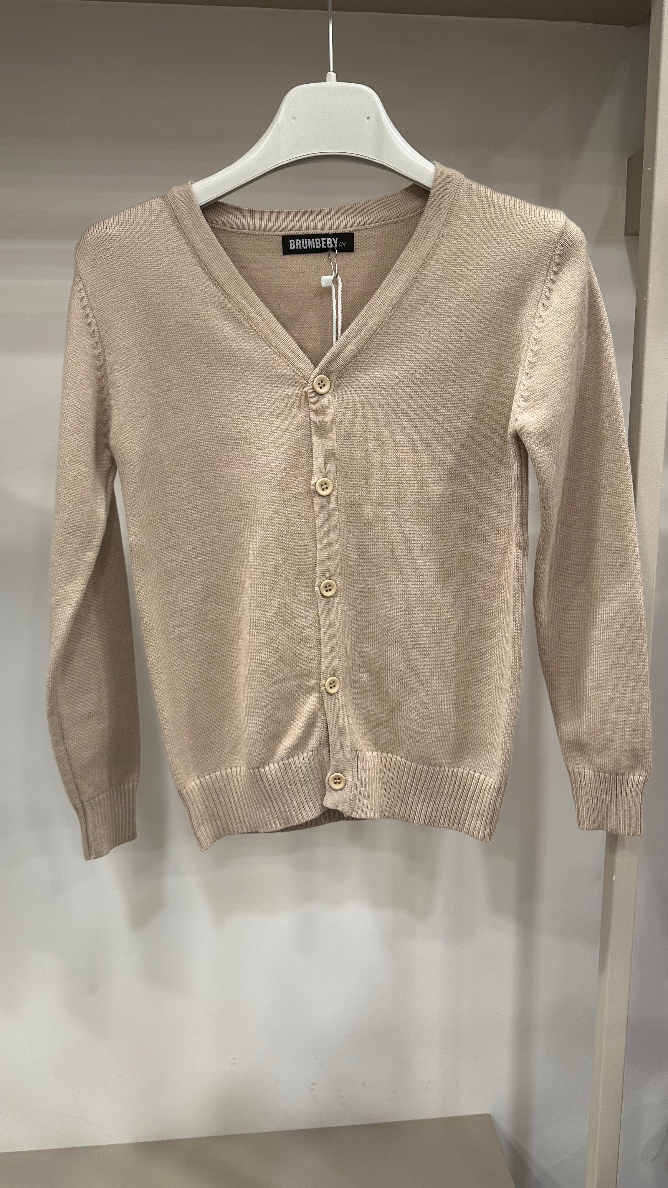 Cardigan BASIC 4-14A - BEIGE