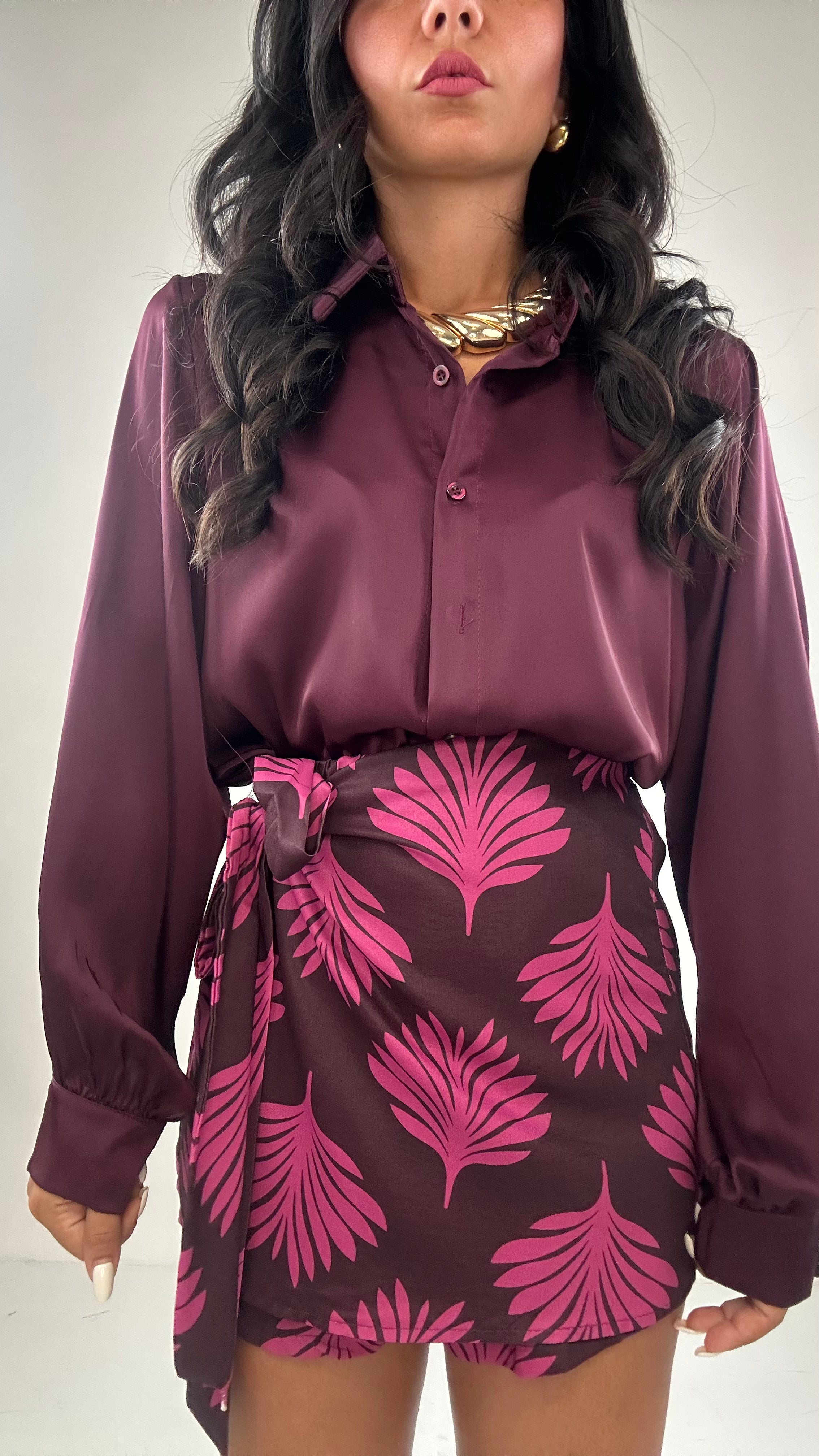 Pantagonna FOGLIA - MAGENTA