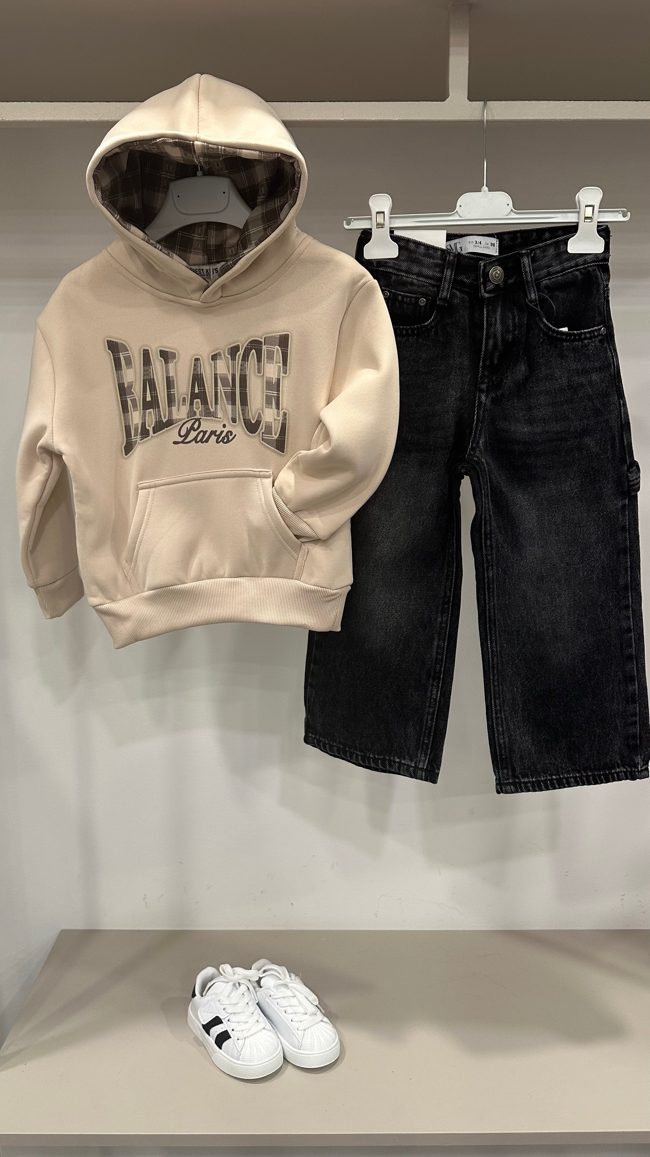 Felpa BALANCE 4-12A - BEIGE