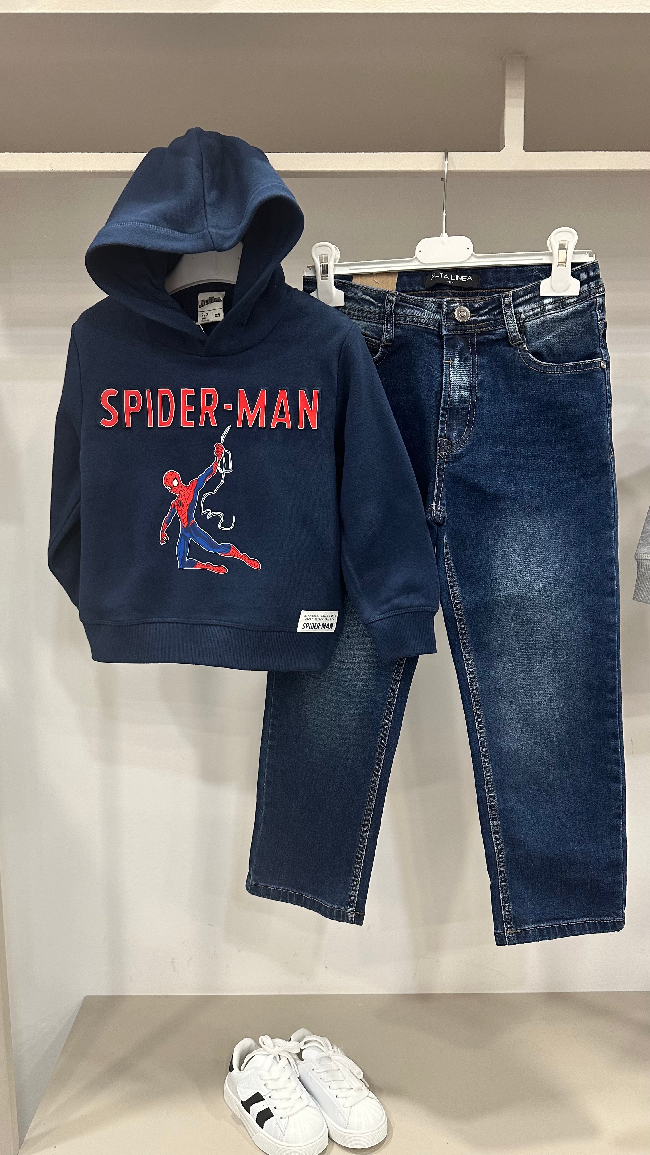 Felpa SPIDER-MAN 2-7A - BLU