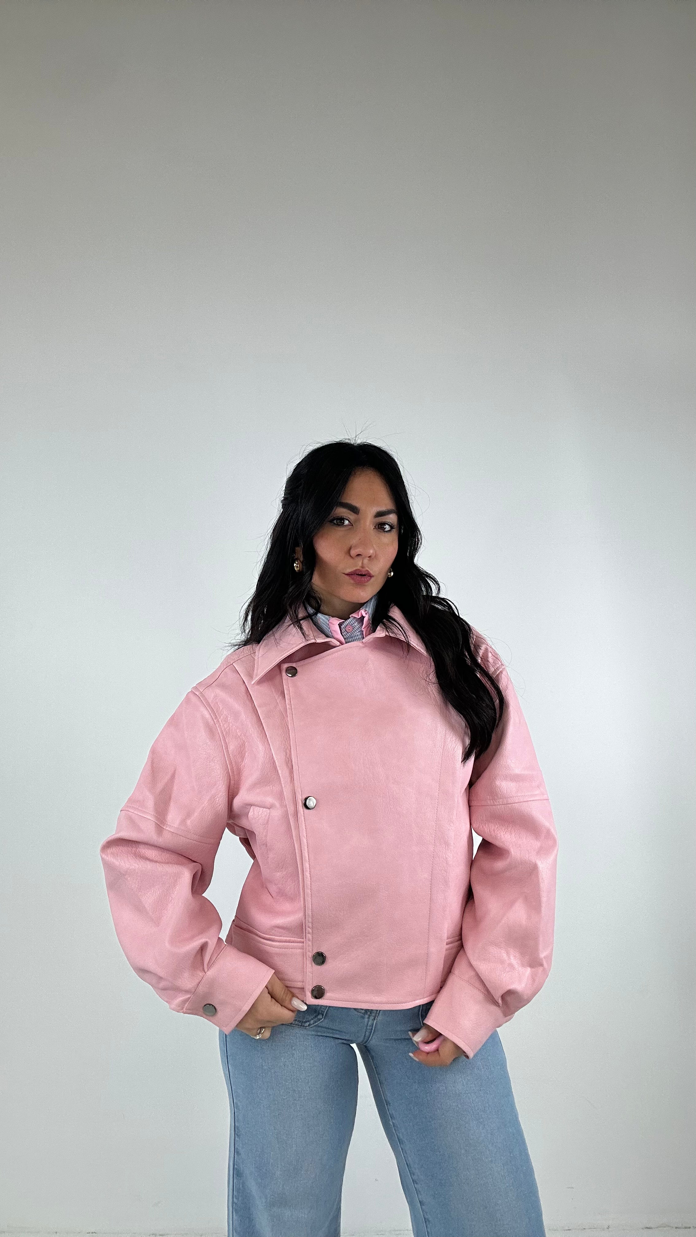 Giubbino ECOPELLE NUA - ROSA