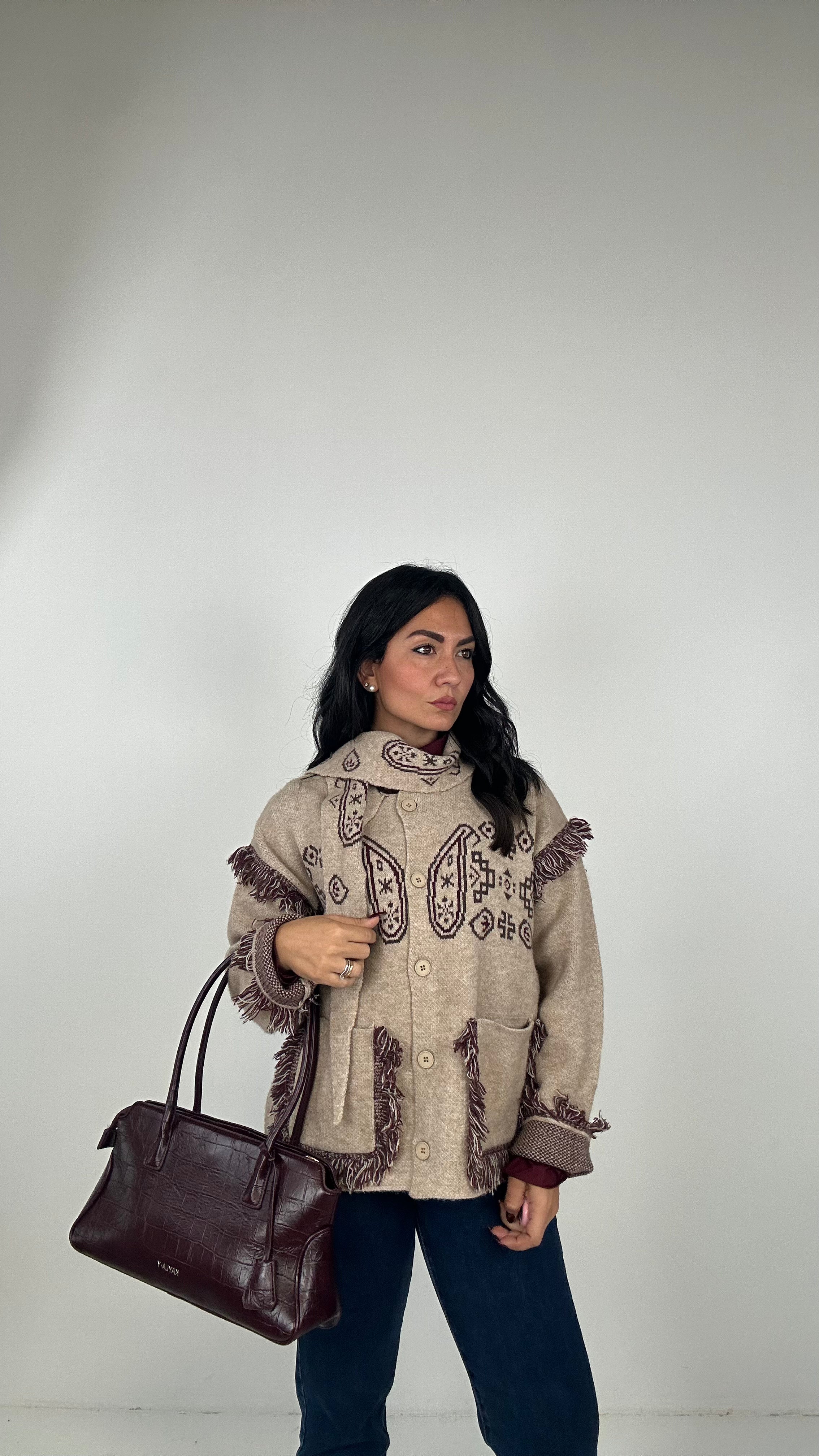 Cardigan WEST - BEIGE