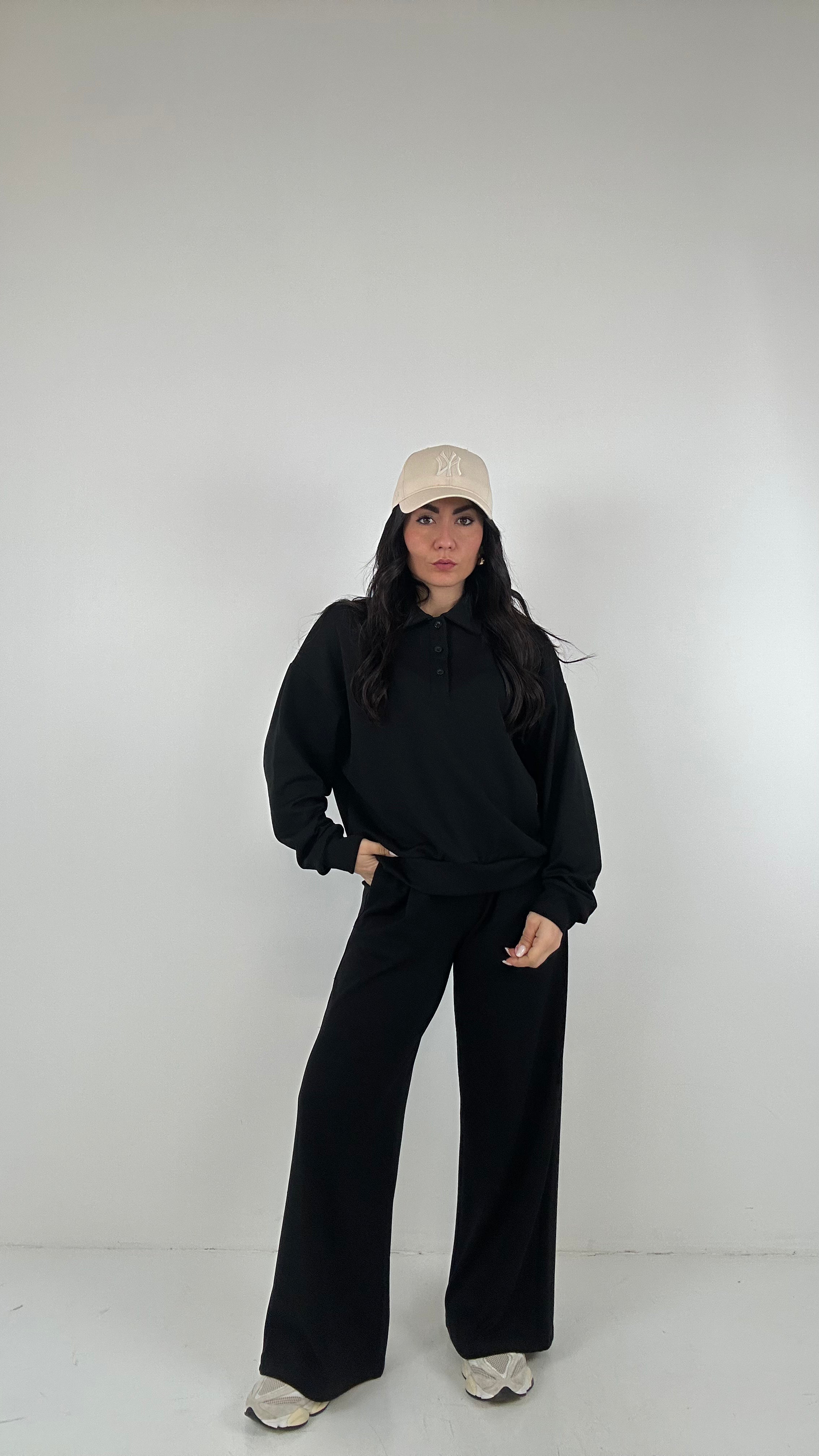 Completo TUTA -POLO - NERO