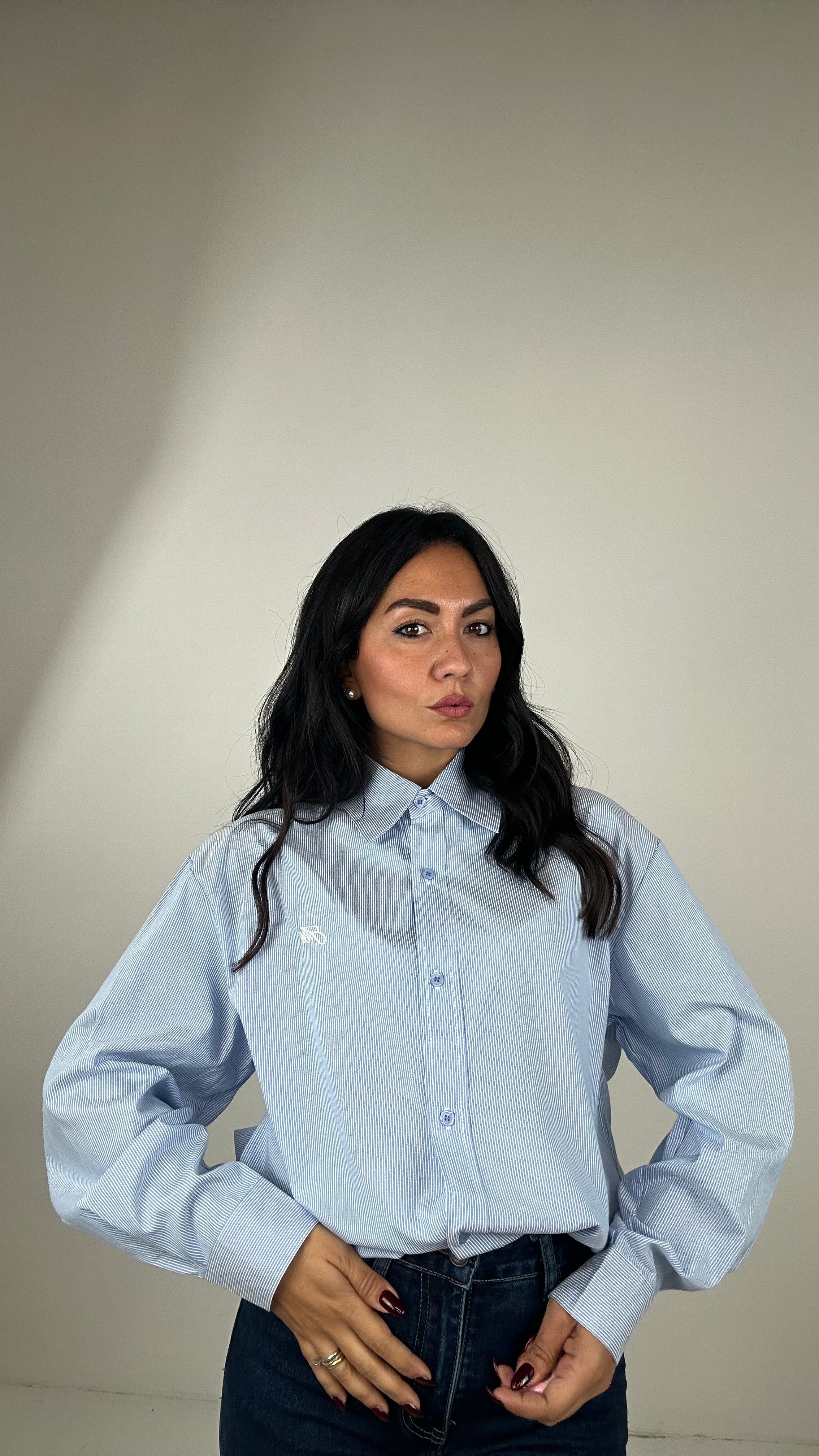 Camicia ALES - CELESTE