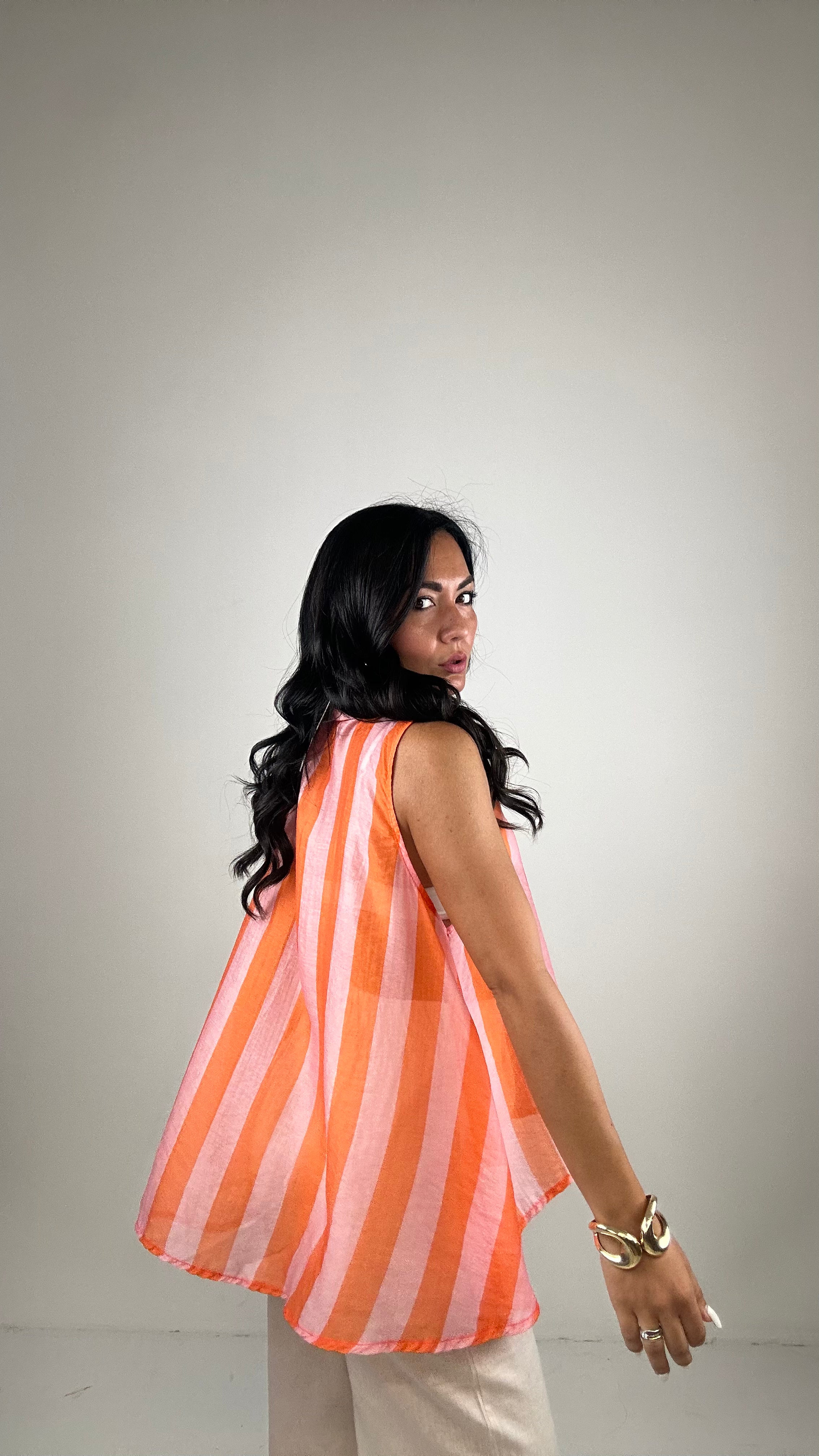 Camicia VELATA FANTASY - ARANCIO