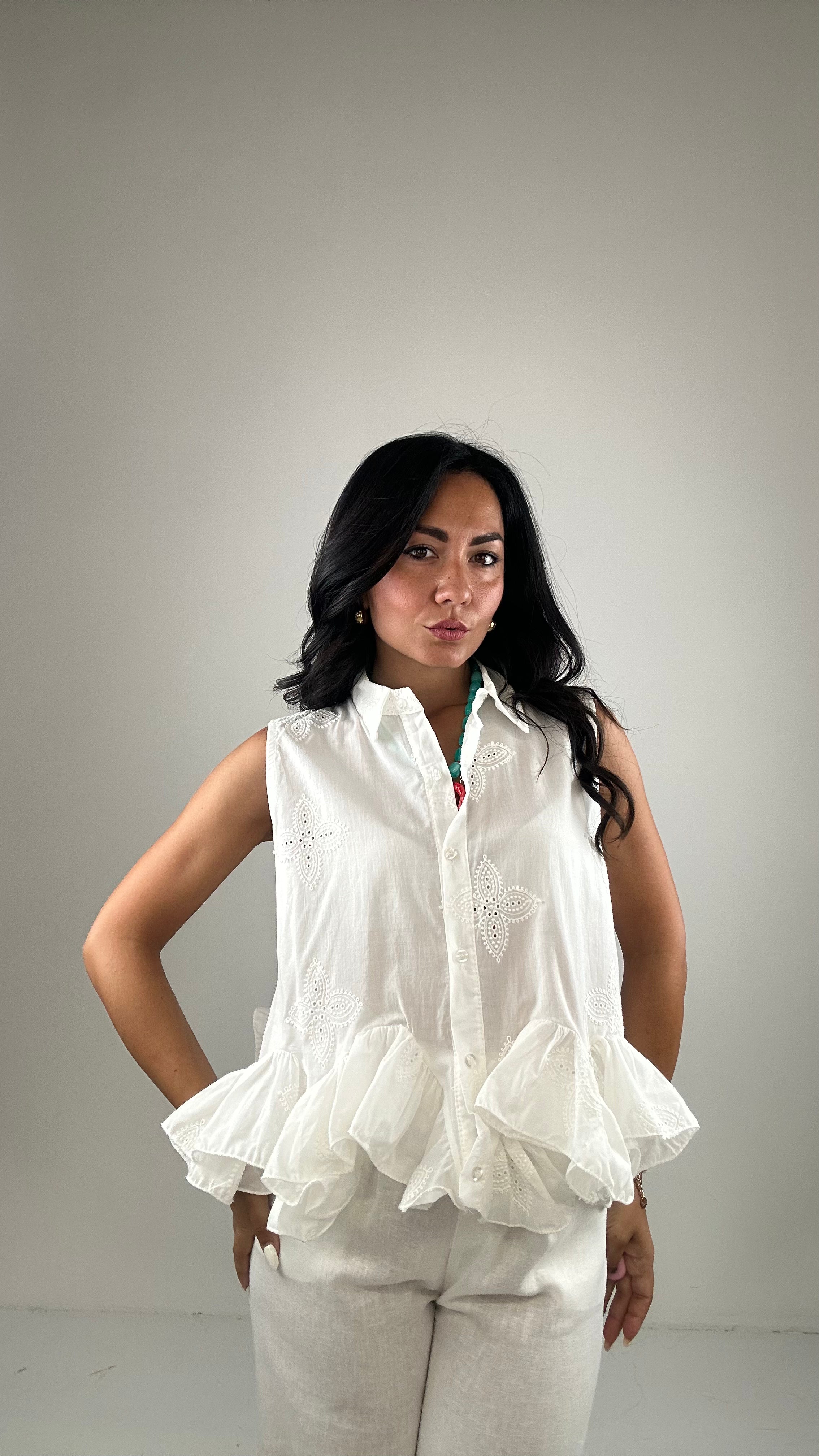 Camicia SANGALLO ROUGE - BIANCO