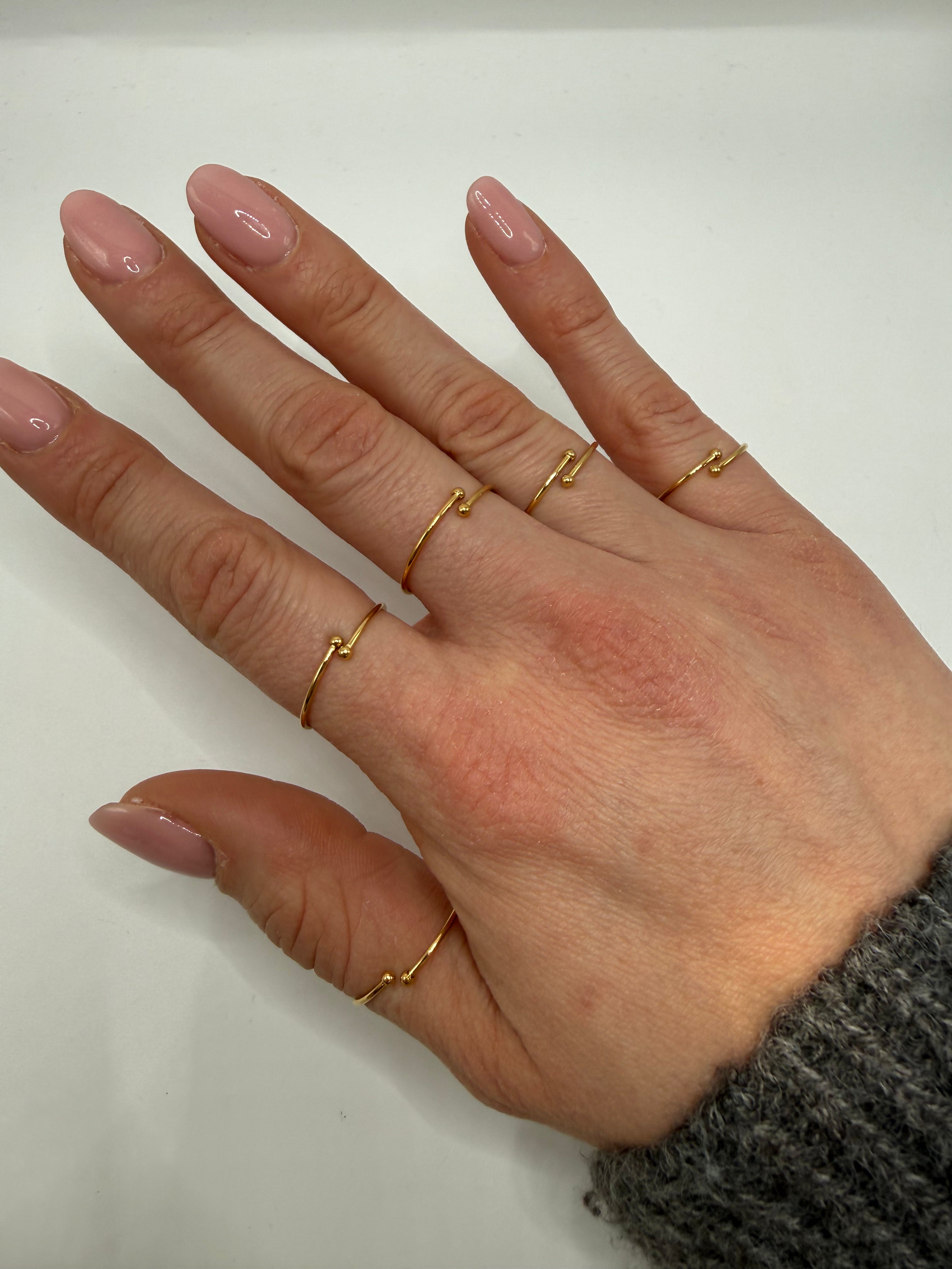 Set CINQUE ANELLI - ORO