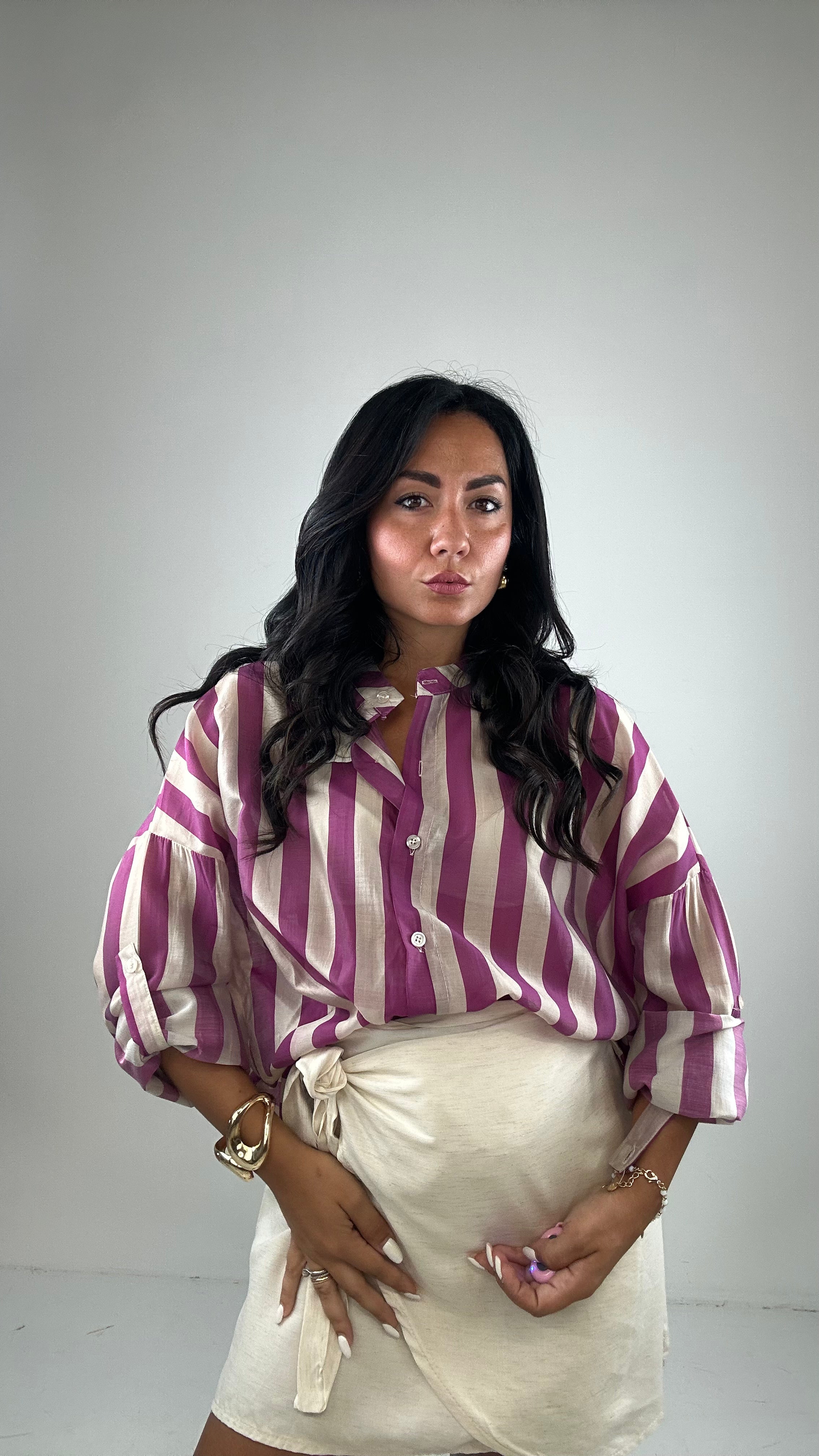 Camicia RITA RIGHE - FUXIA