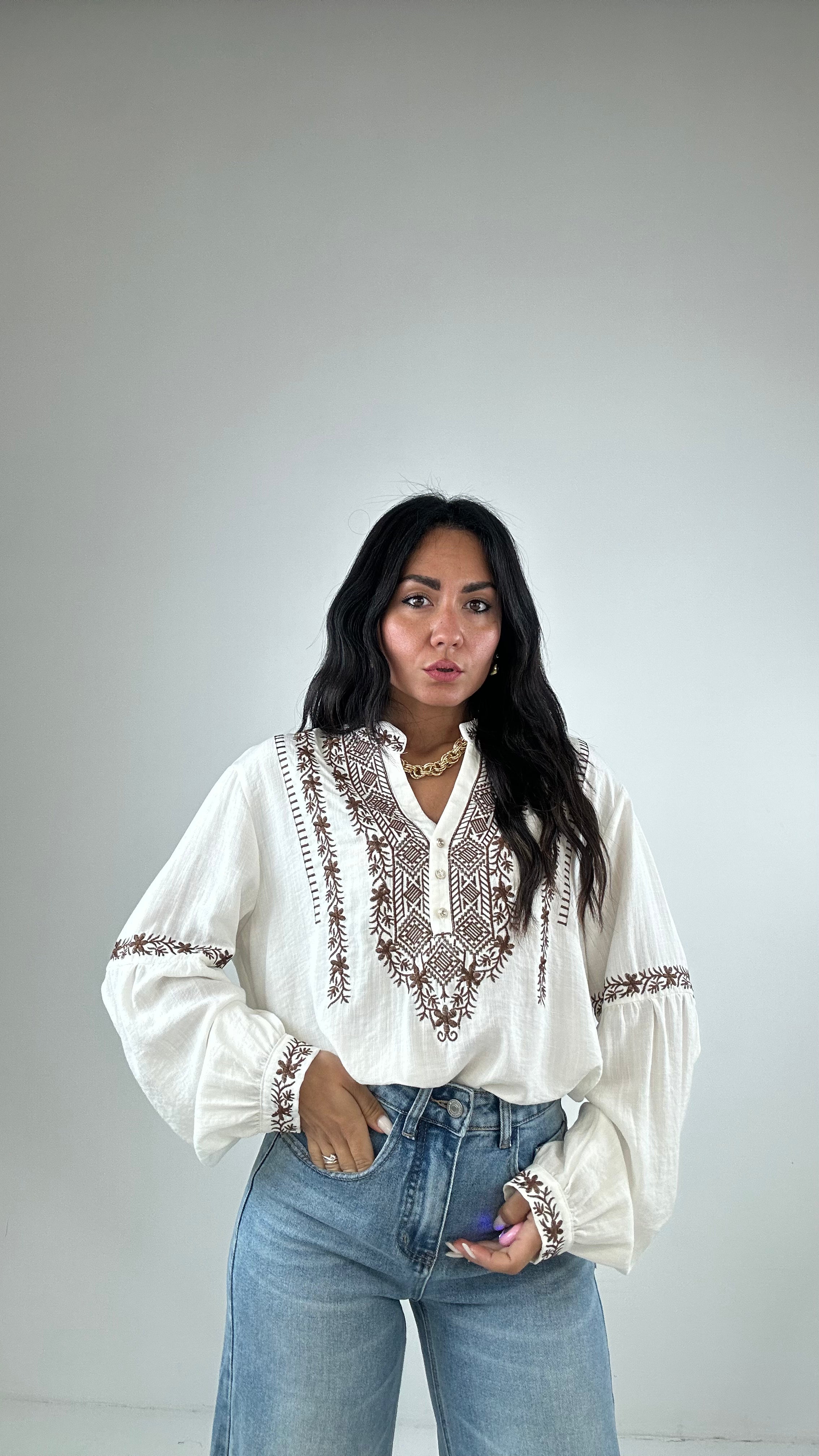 Camicia MARRAKECH - MARRONE