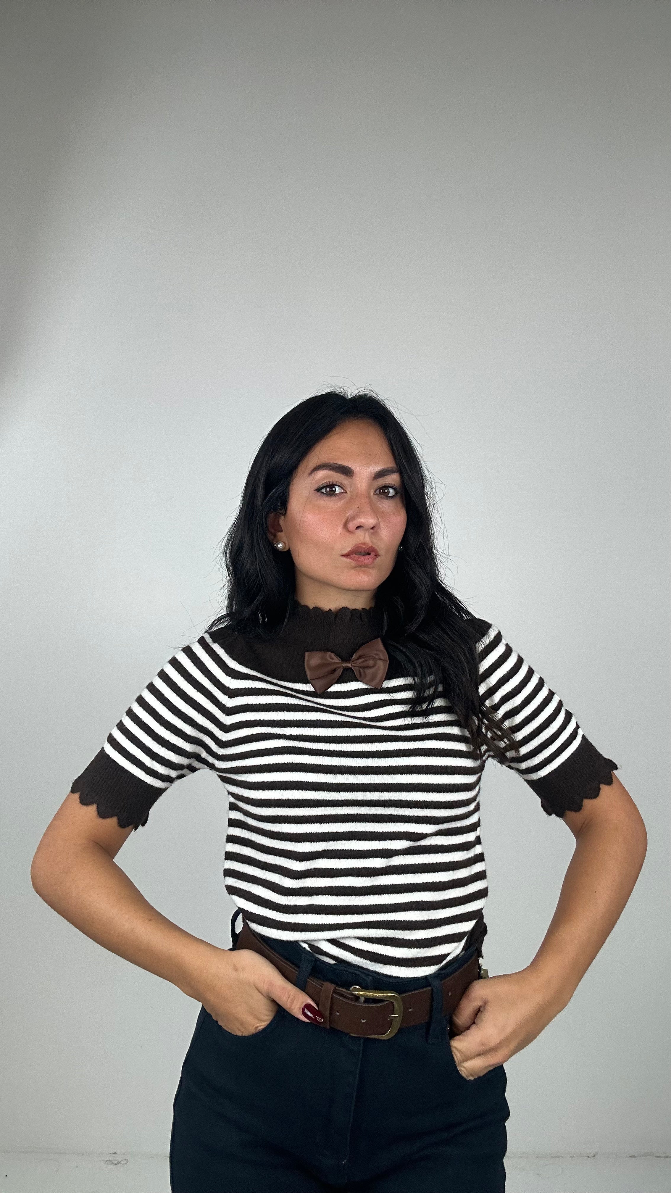 Pull SPILLA FIOCCO - MARRONE