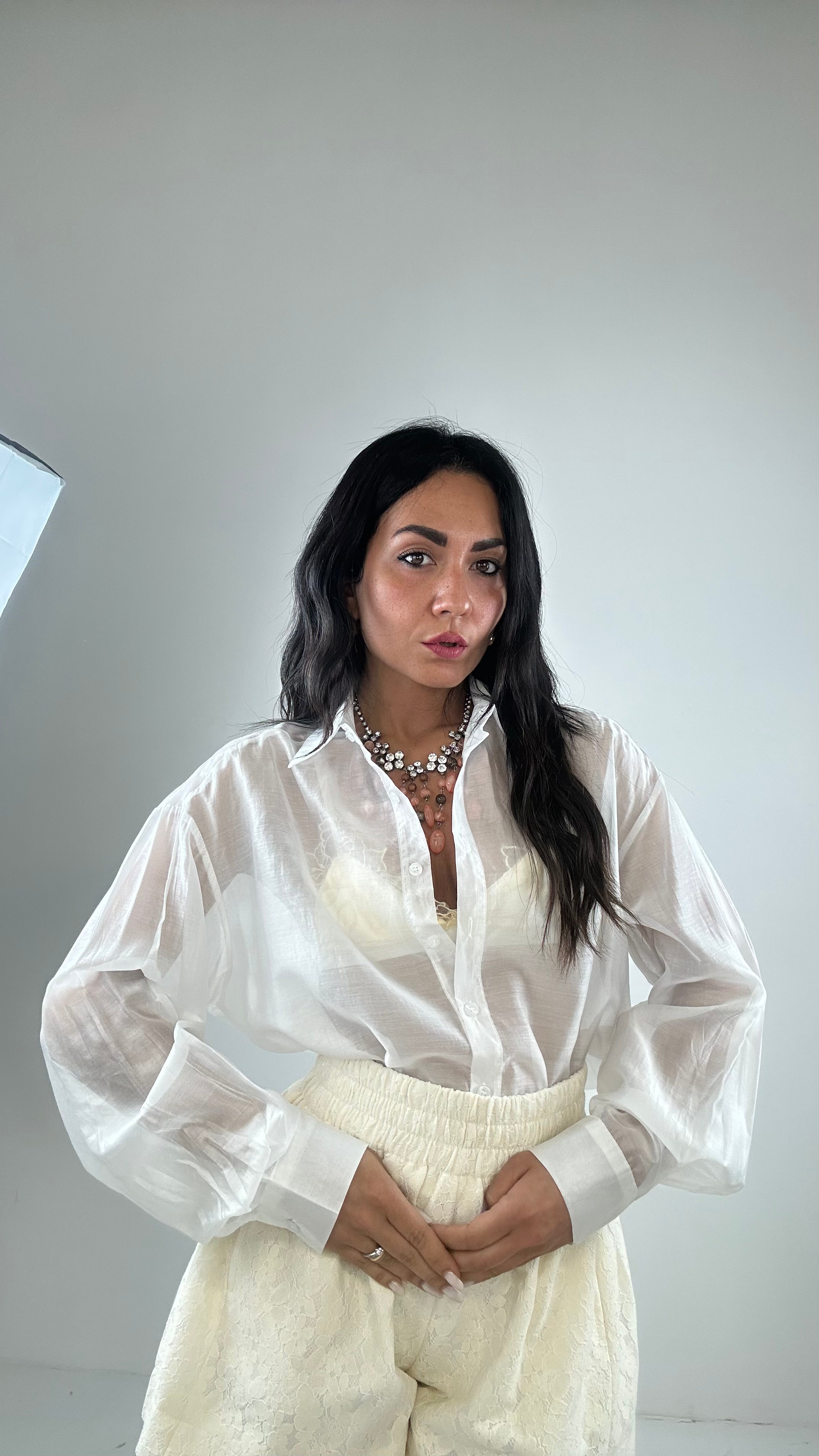 Camicia VELU - BIANCO