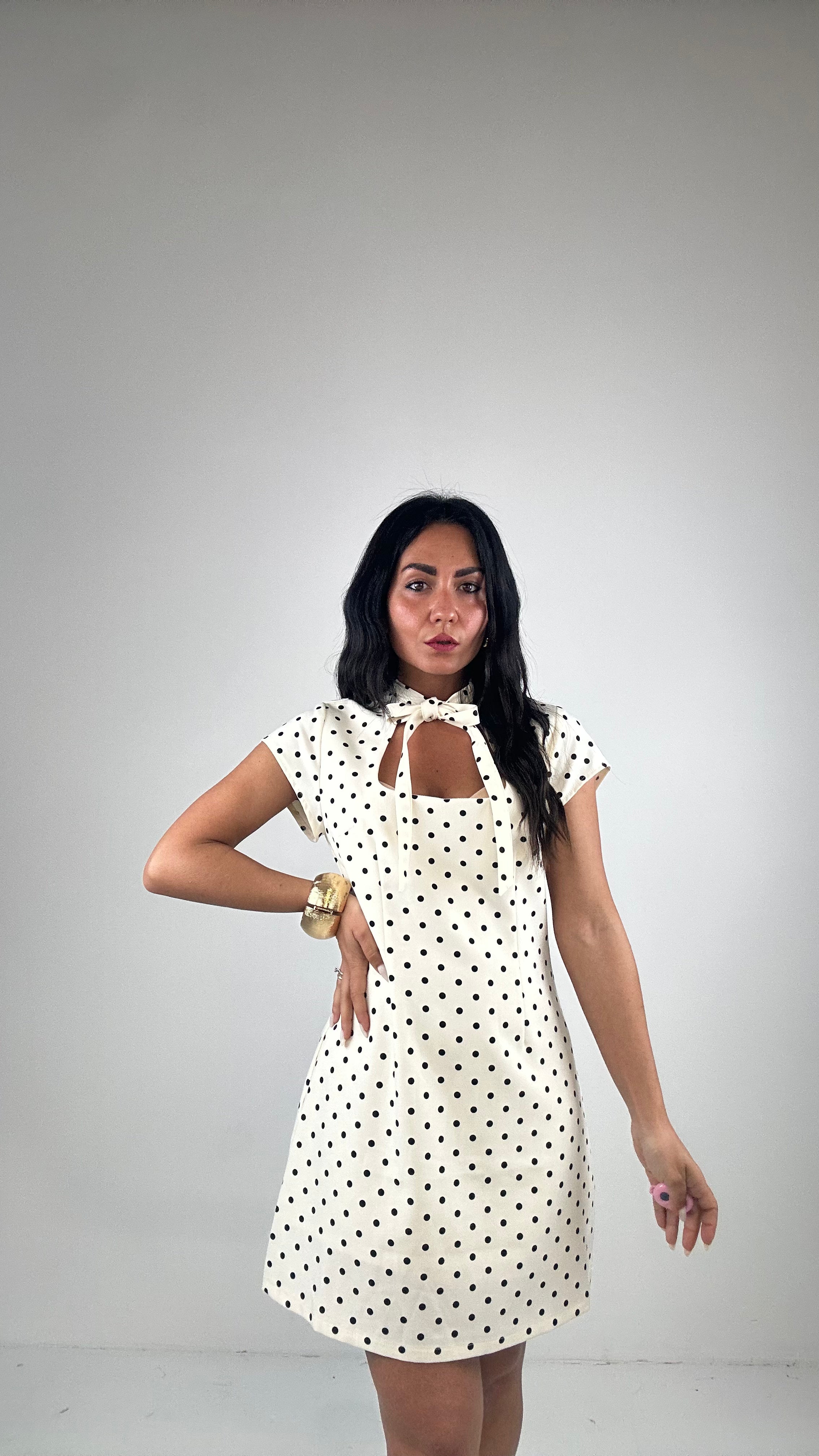 Vestito POIS GIAP - PANNA