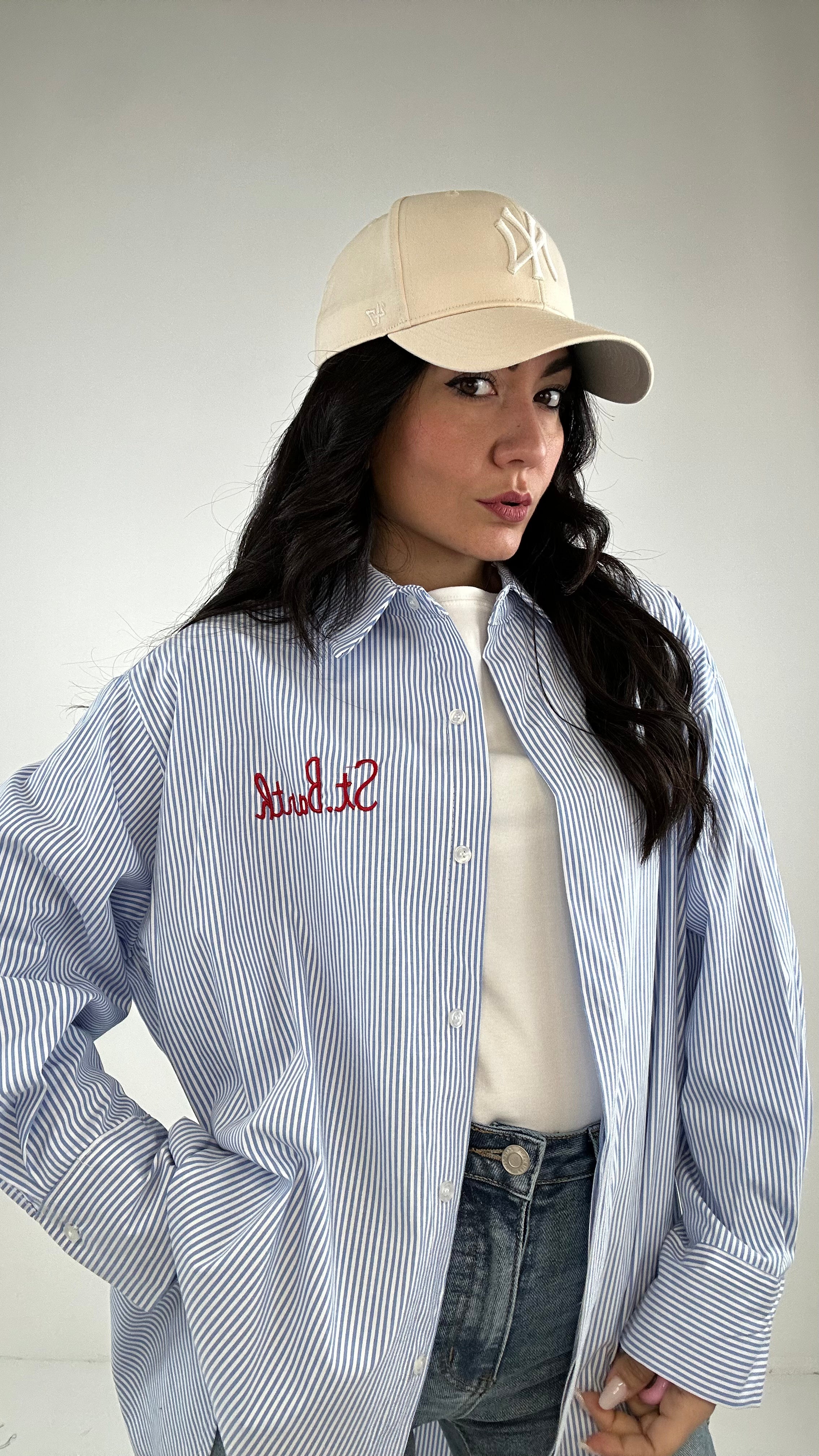 Camicia ST.BARTH. - CELESTE