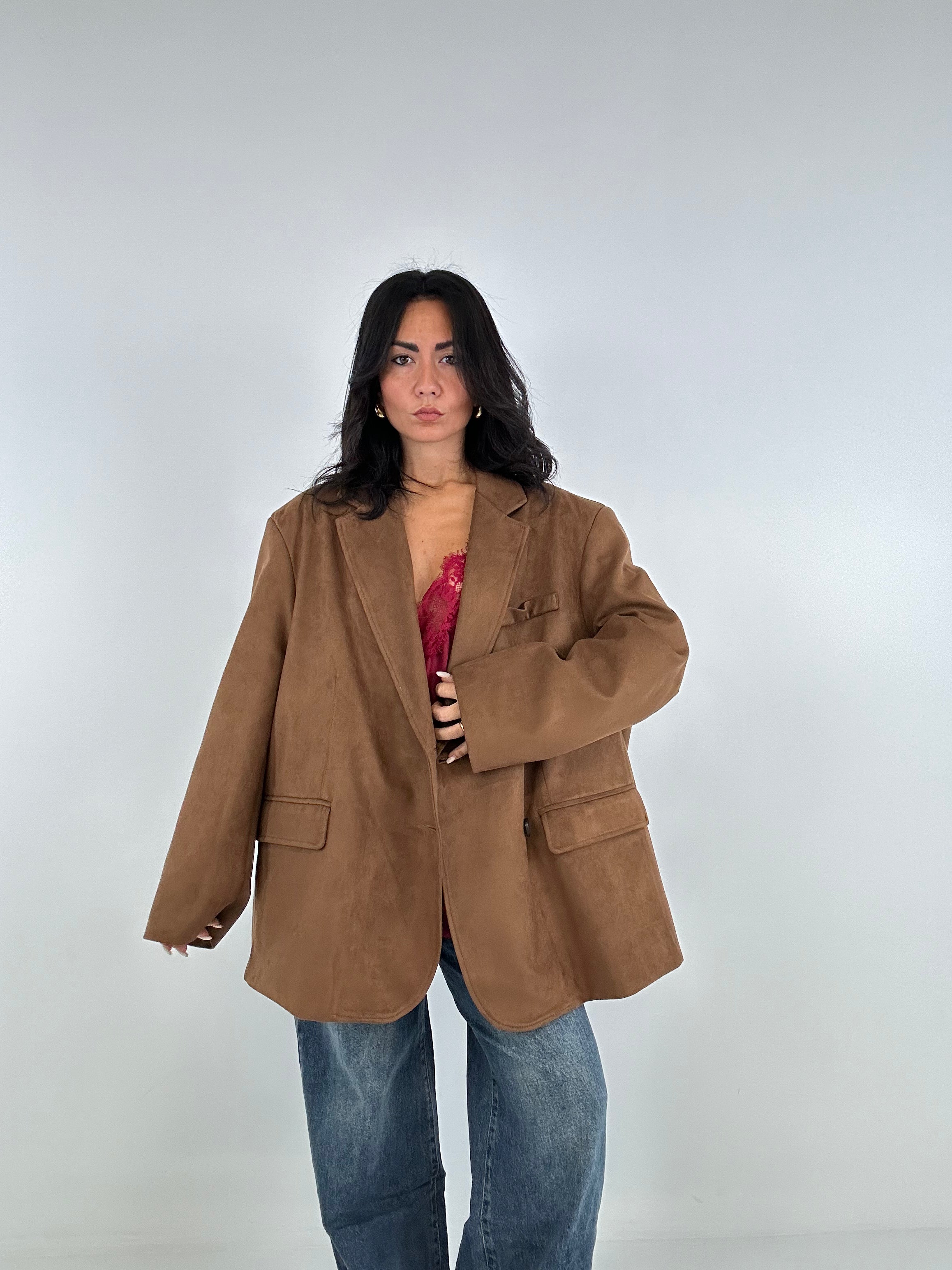 Blazer LUMINA CAMOSCIO - CAMMELLO