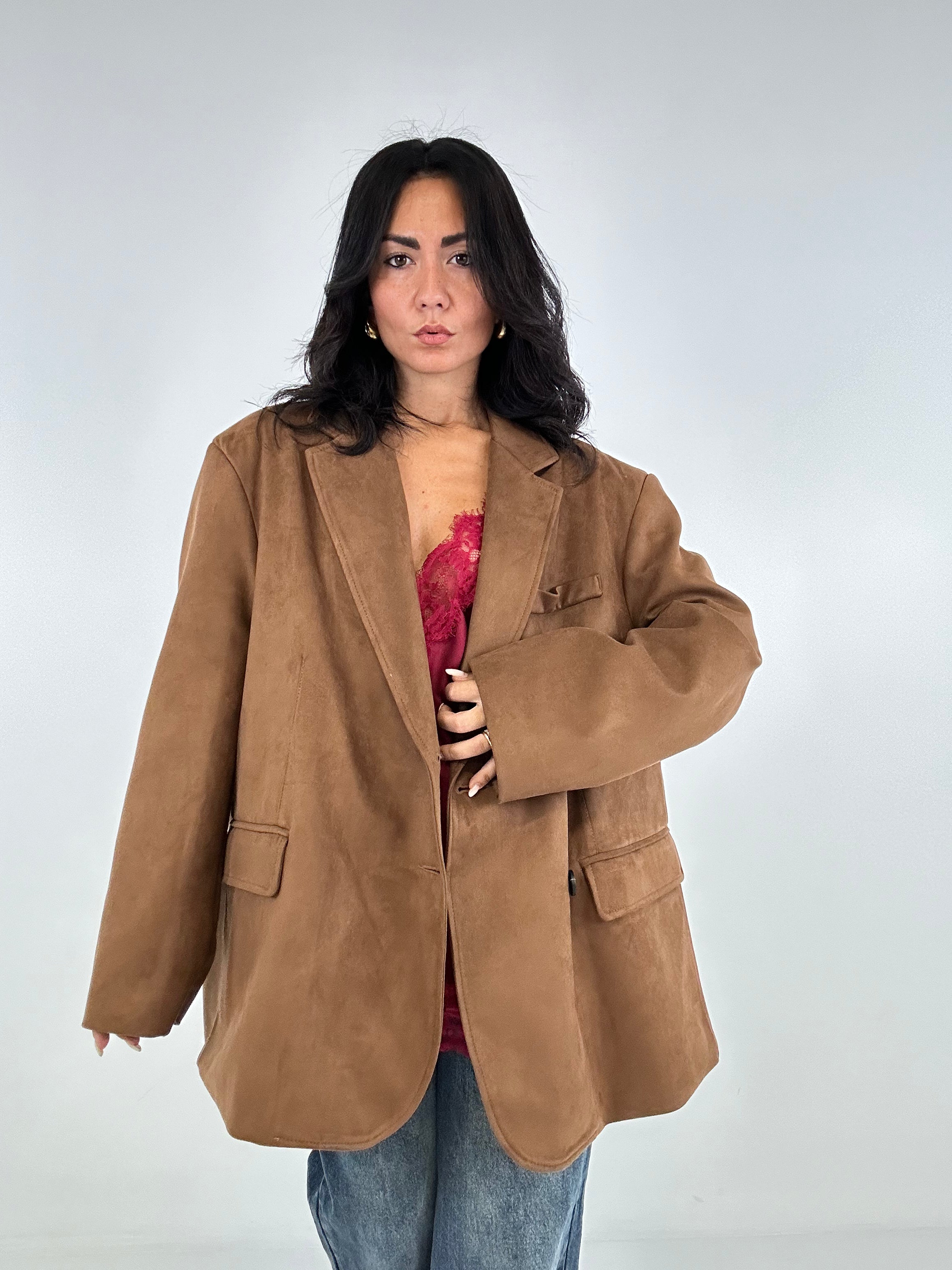 Blazer LUMINA CAMOSCIO - CAMMELLO