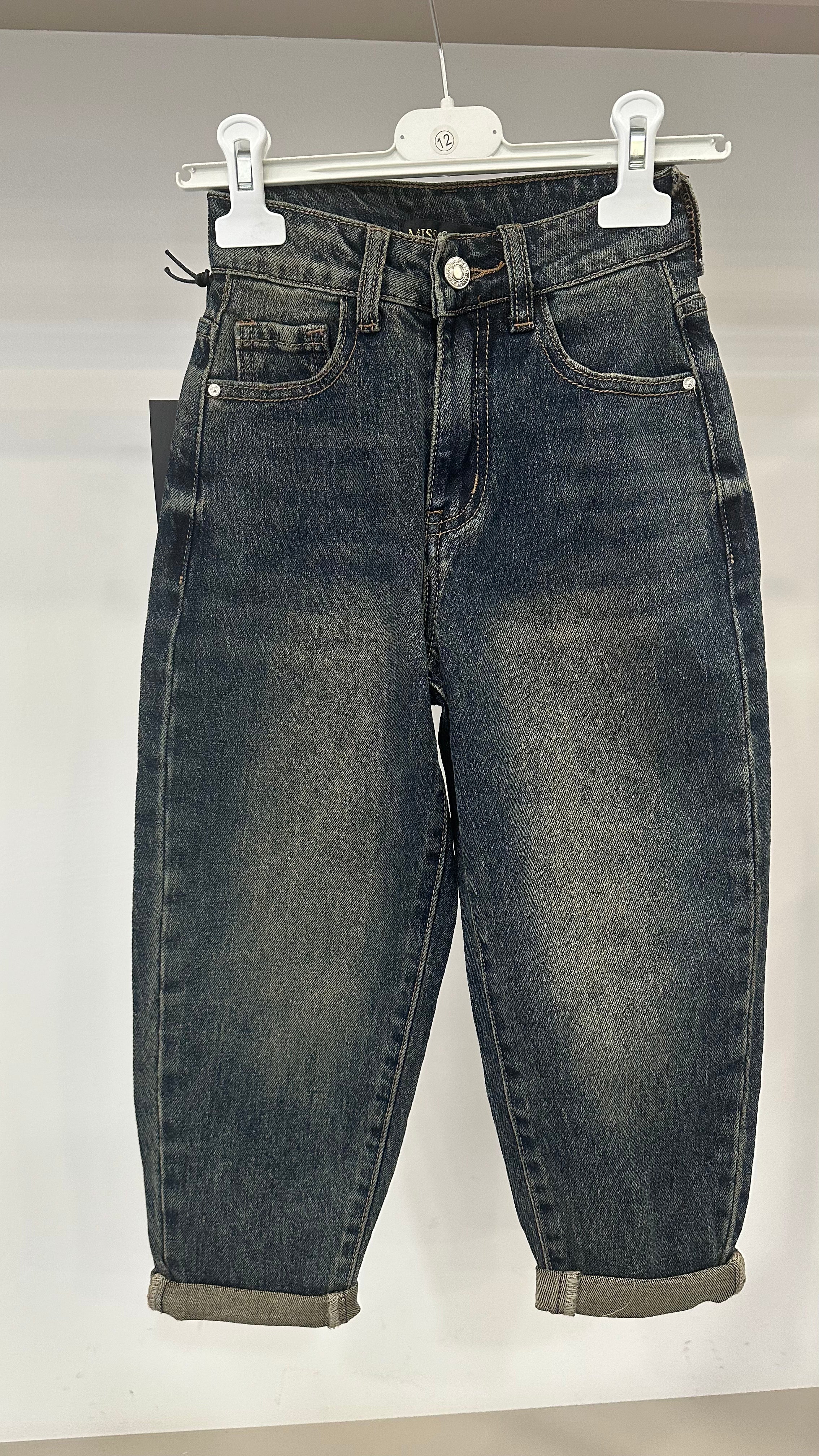 Jeans MOM SABBIATO 5-14A - JEANS