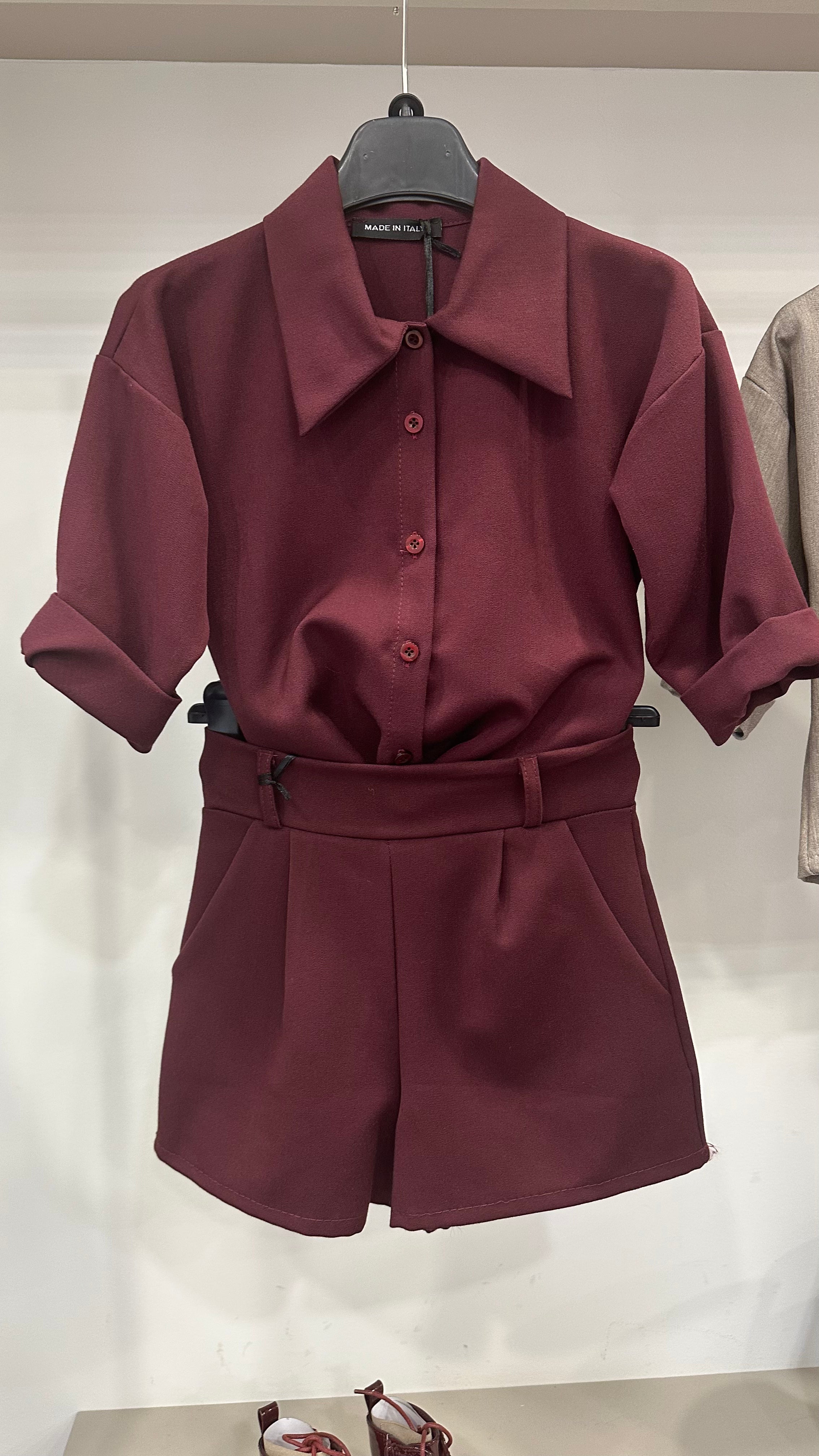 Camicia JOY 4-14A - BORDEAUX