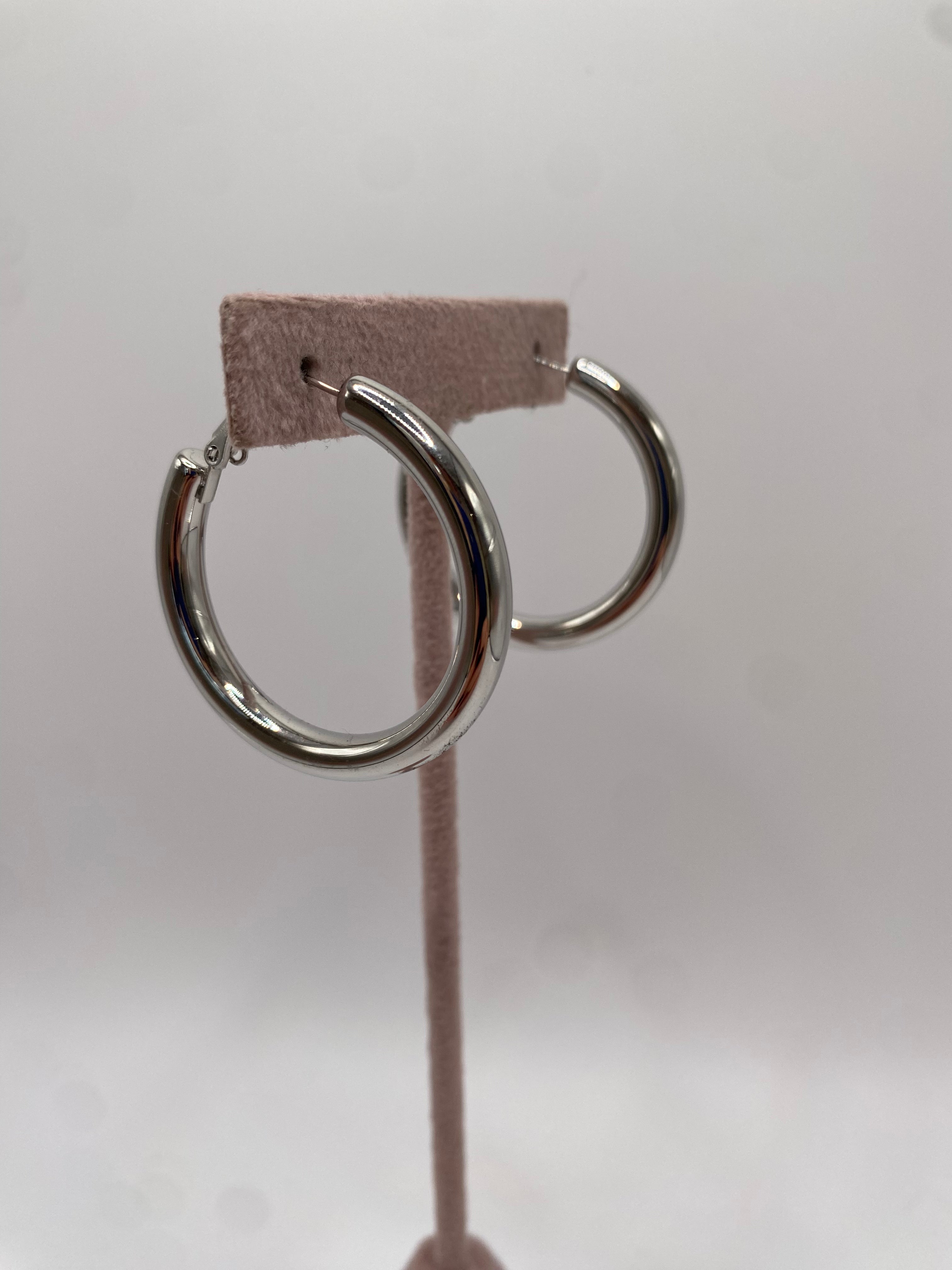 MIDI CIRCLE Ohrring – SILBER