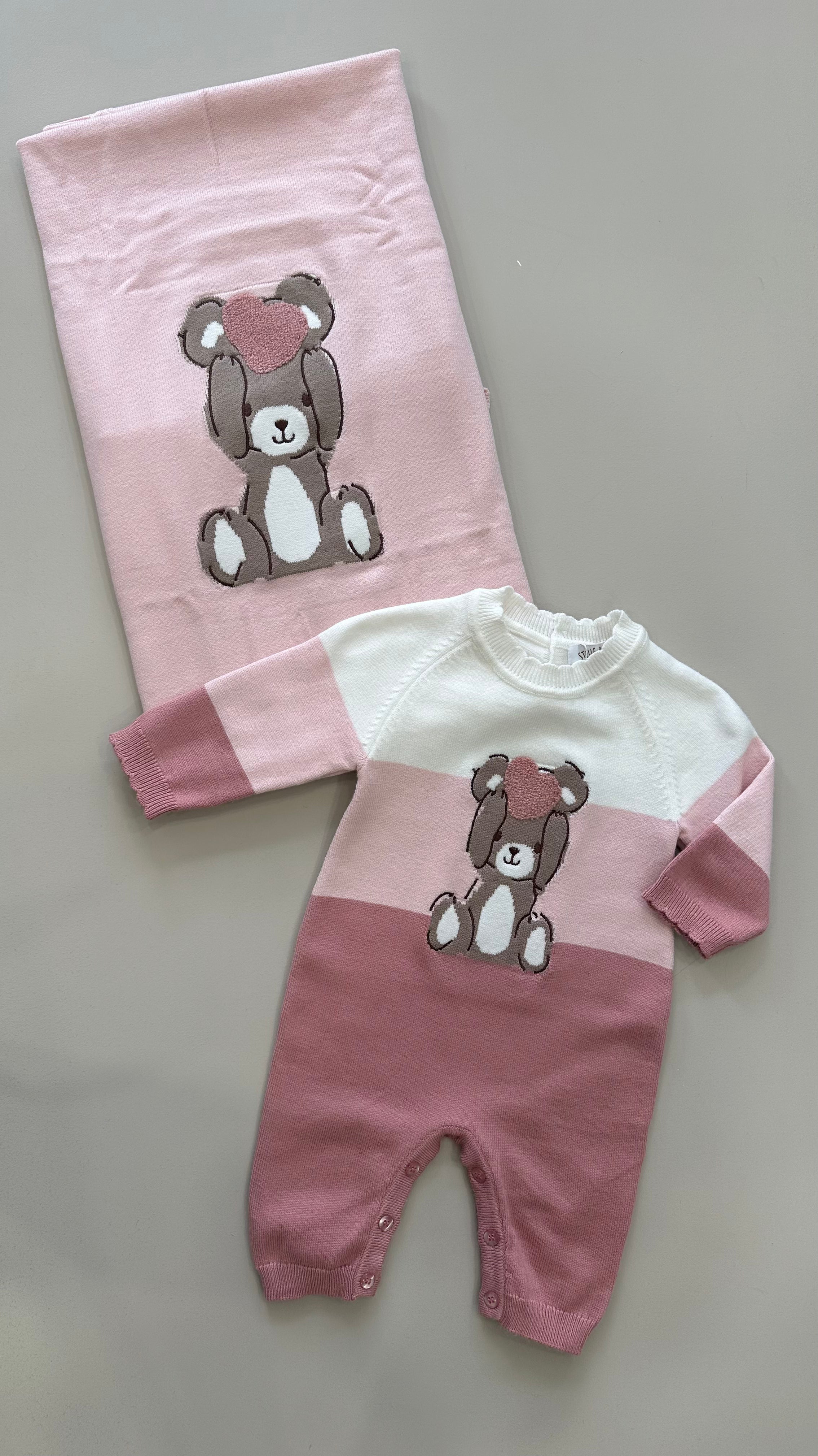 Set STELLA E PUPI 1-3M - ROSA